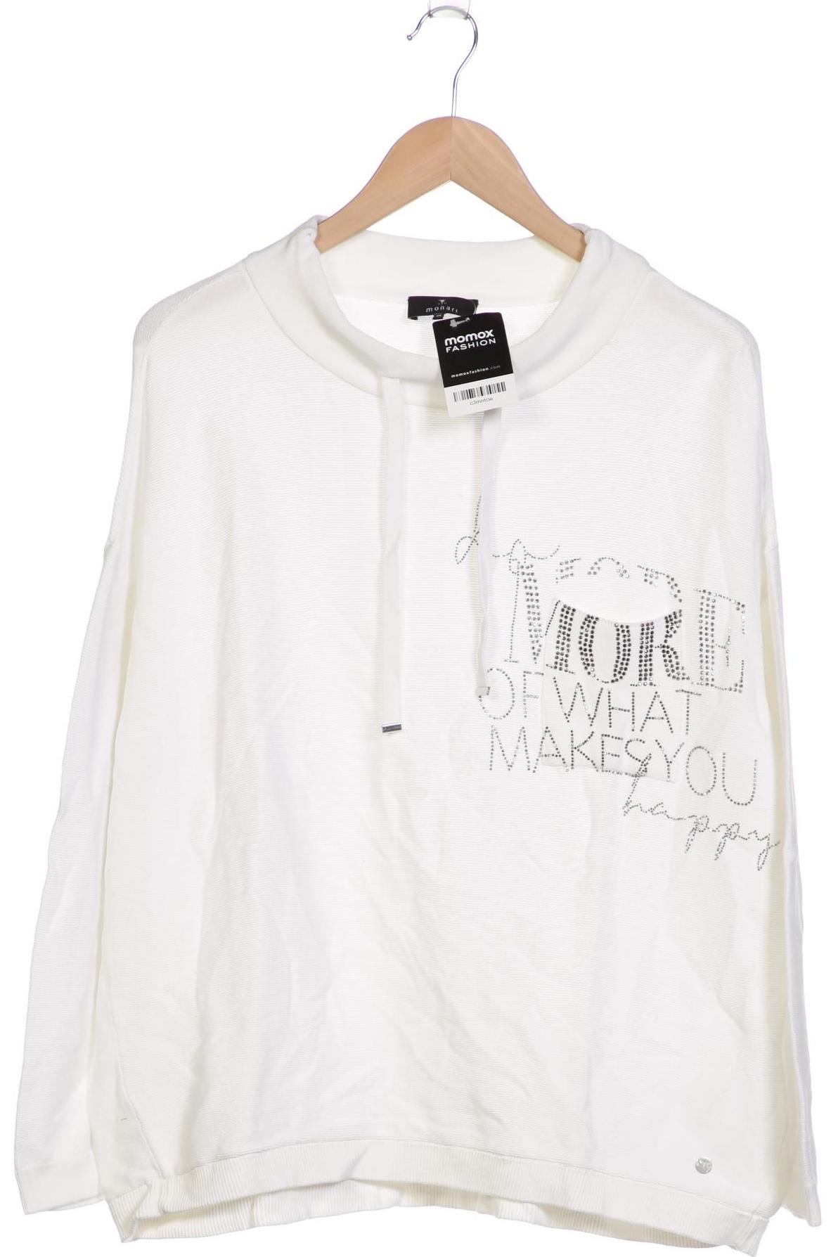 

monari Damen Pullover, weiß, Gr. 46