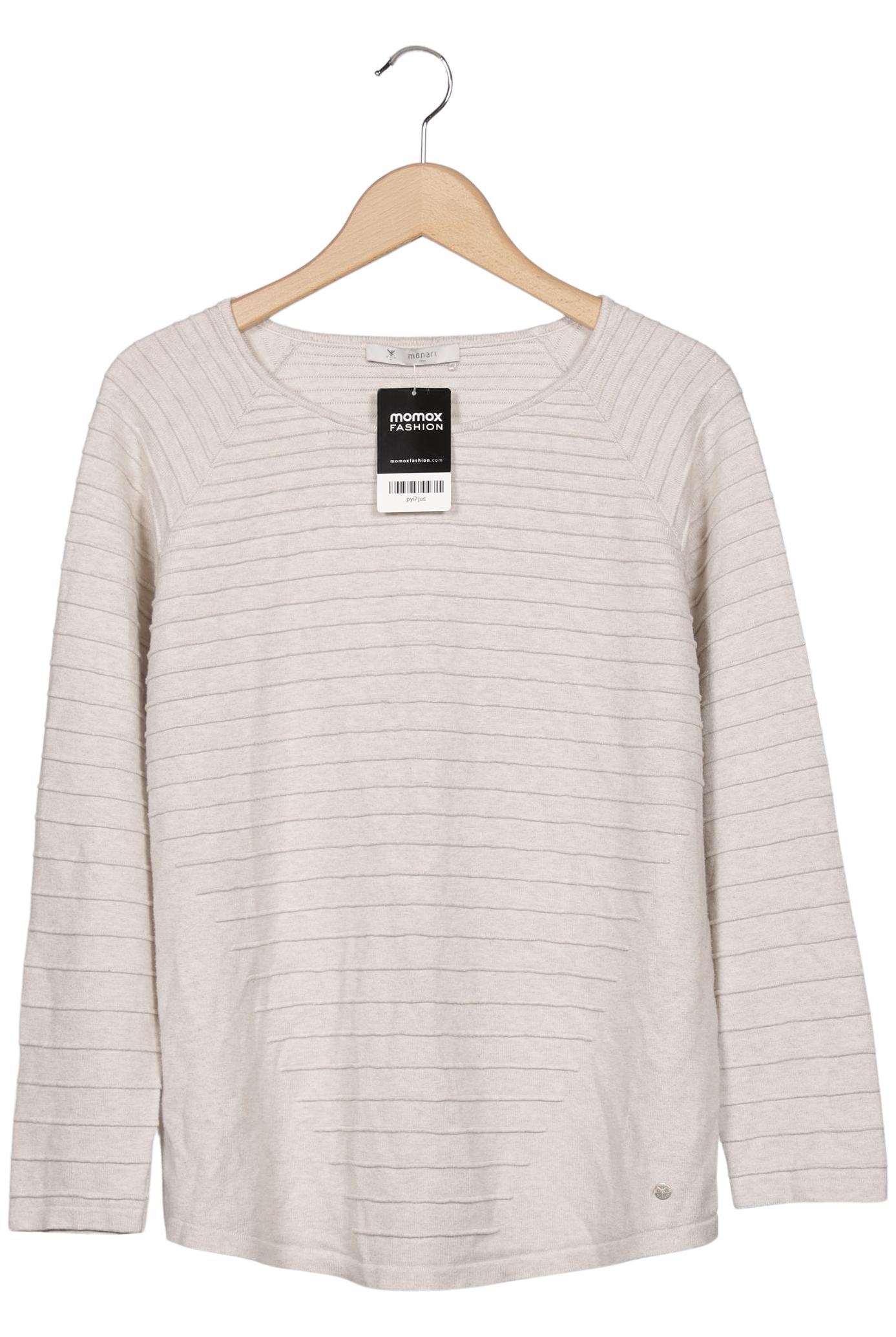 

monari Damen Pullover, beige, Gr. 40