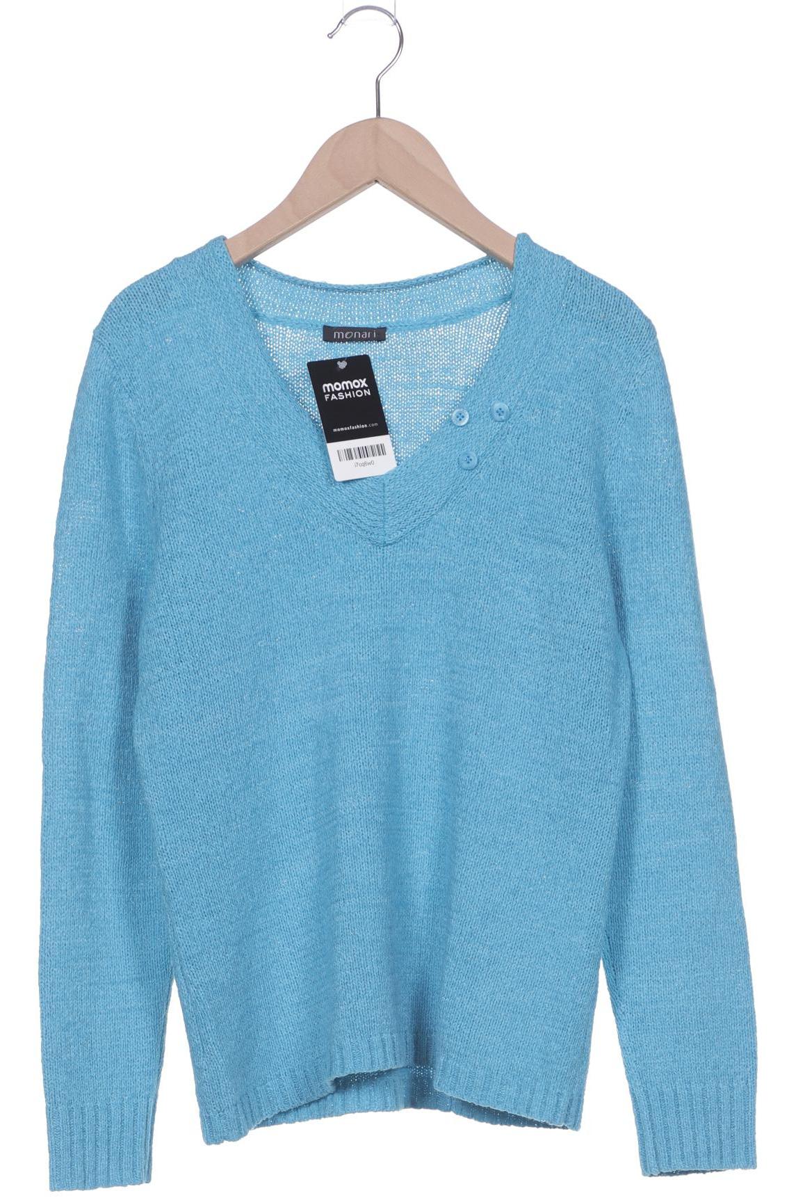 

monari Damen Pullover, blau, Gr. 38