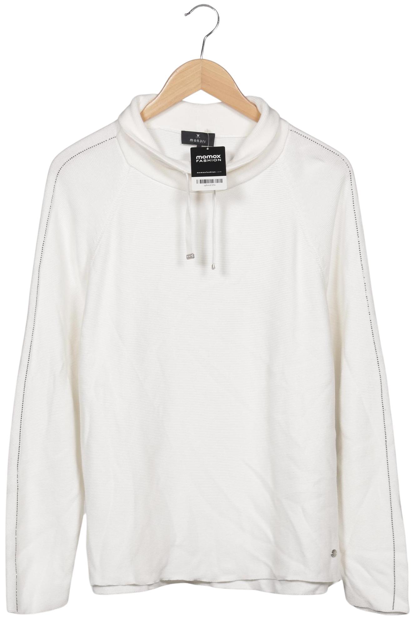 

monari Damen Pullover, weiß, Gr. 40