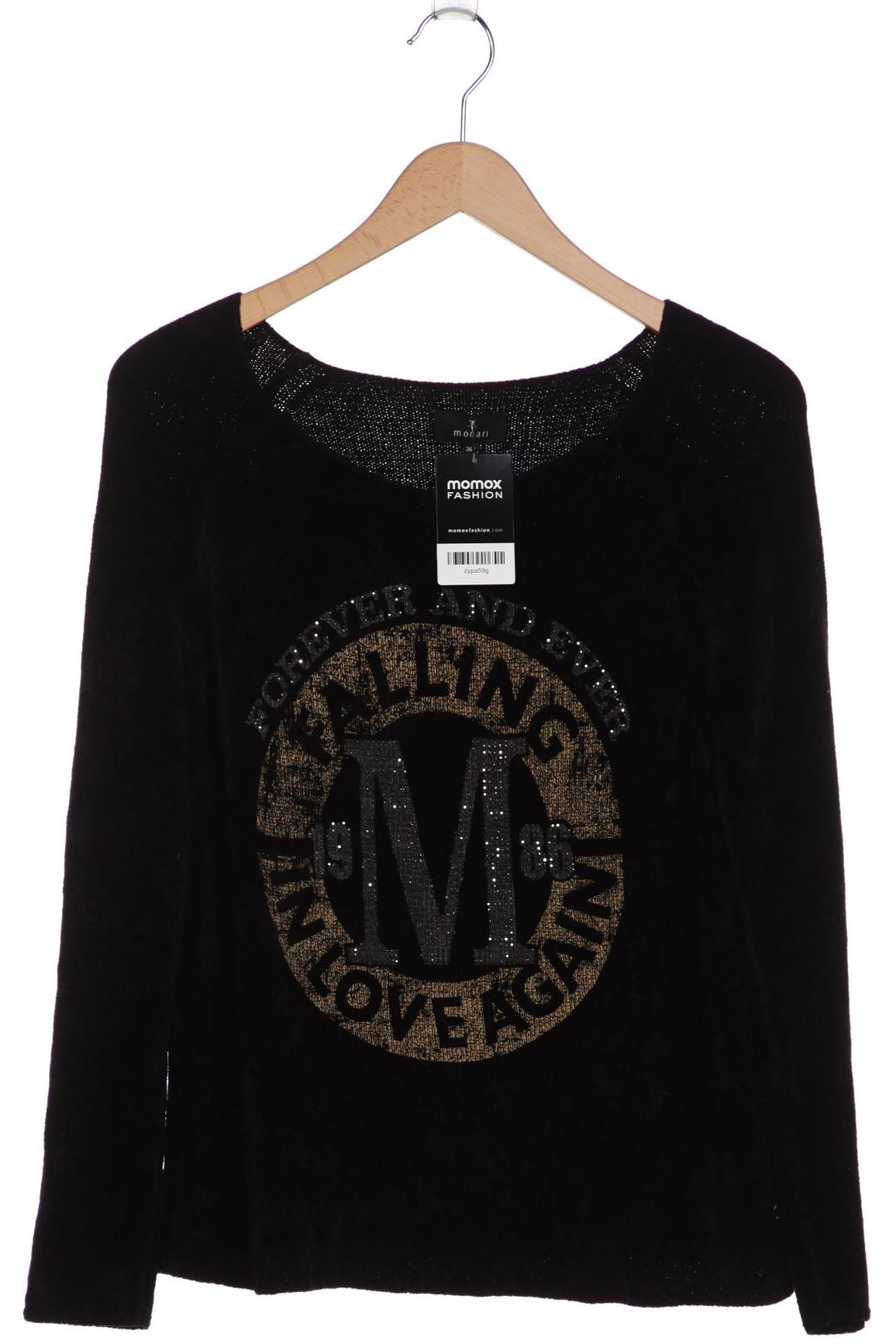 

monari Damen Pullover, schwarz, Gr. 36