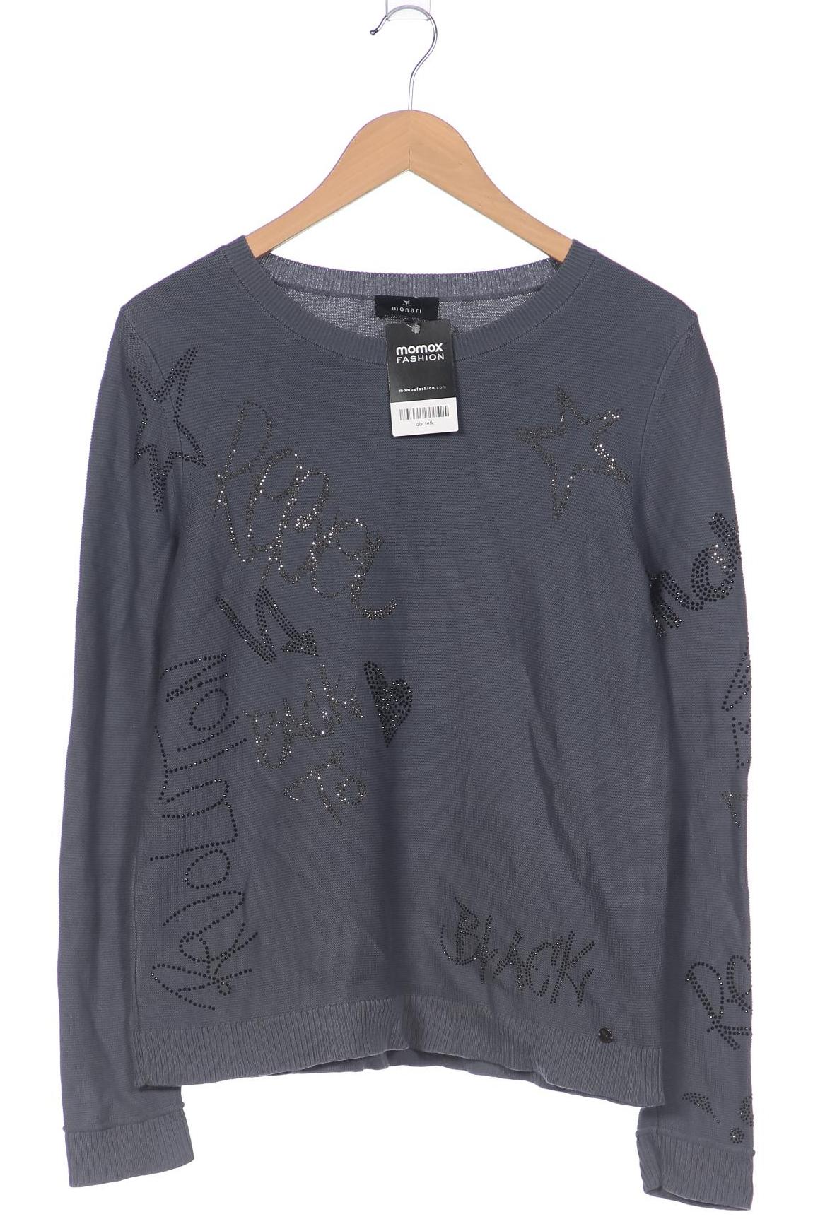

monari Damen Pullover, blau, Gr. 36