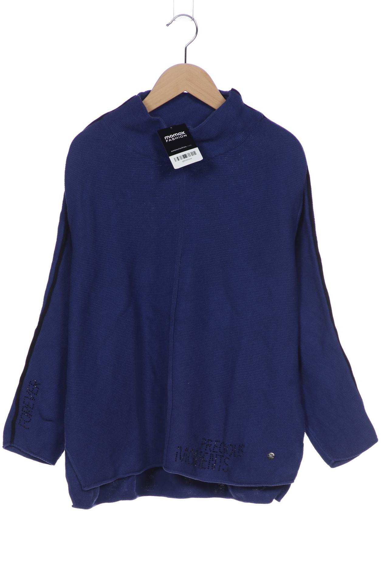 

monari Damen Pullover, blau, Gr. 38