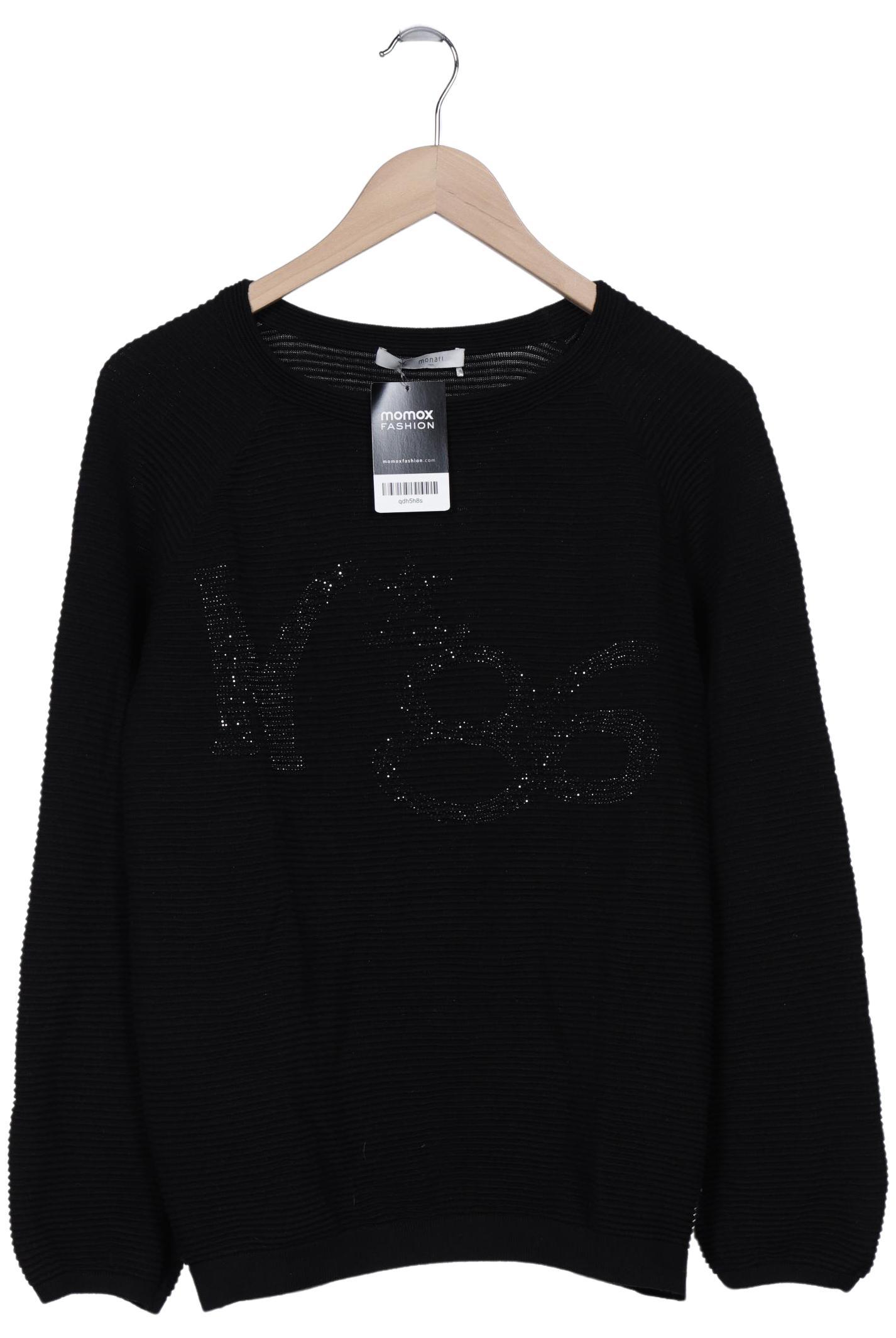 

monari Damen Pullover, schwarz, Gr. 38