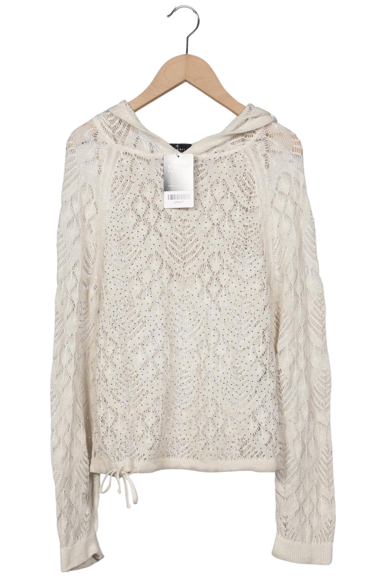 

monari Damen Pullover, cremeweiß, Gr. 36