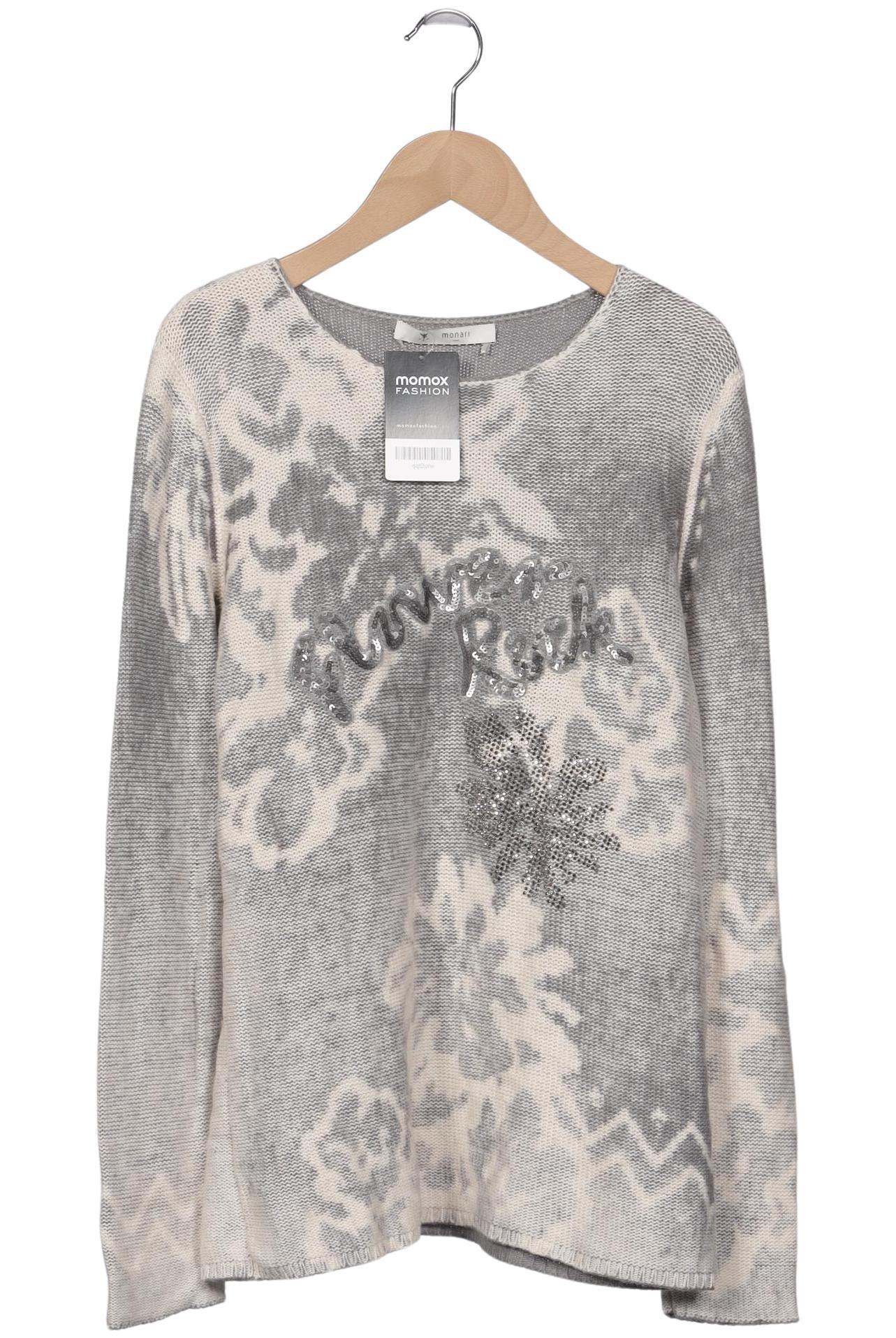 

monari Damen Pullover, grau, Gr. 38