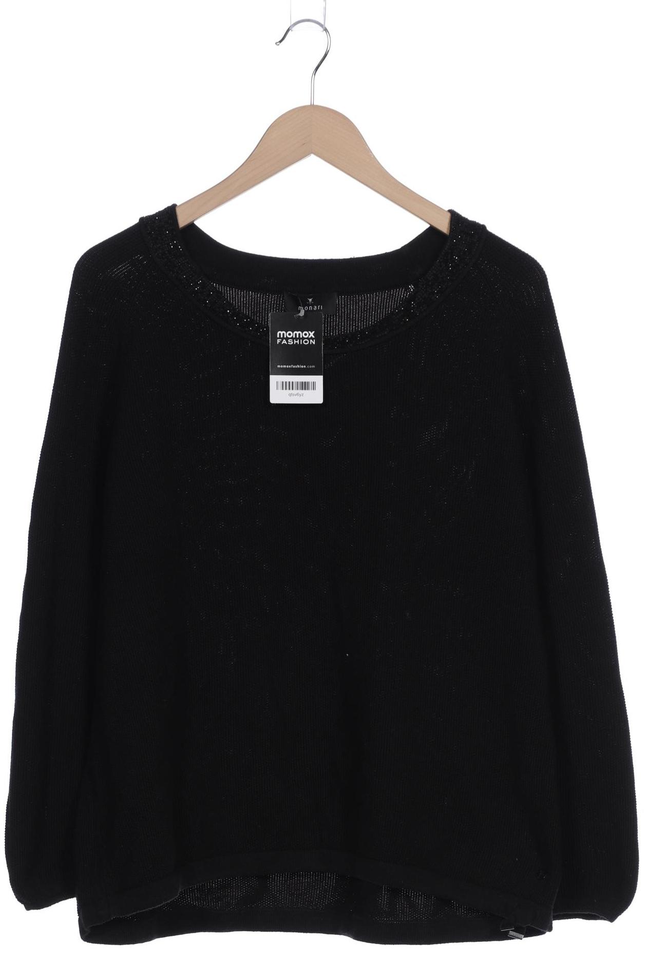 

monari Damen Pullover, schwarz, Gr. 44
