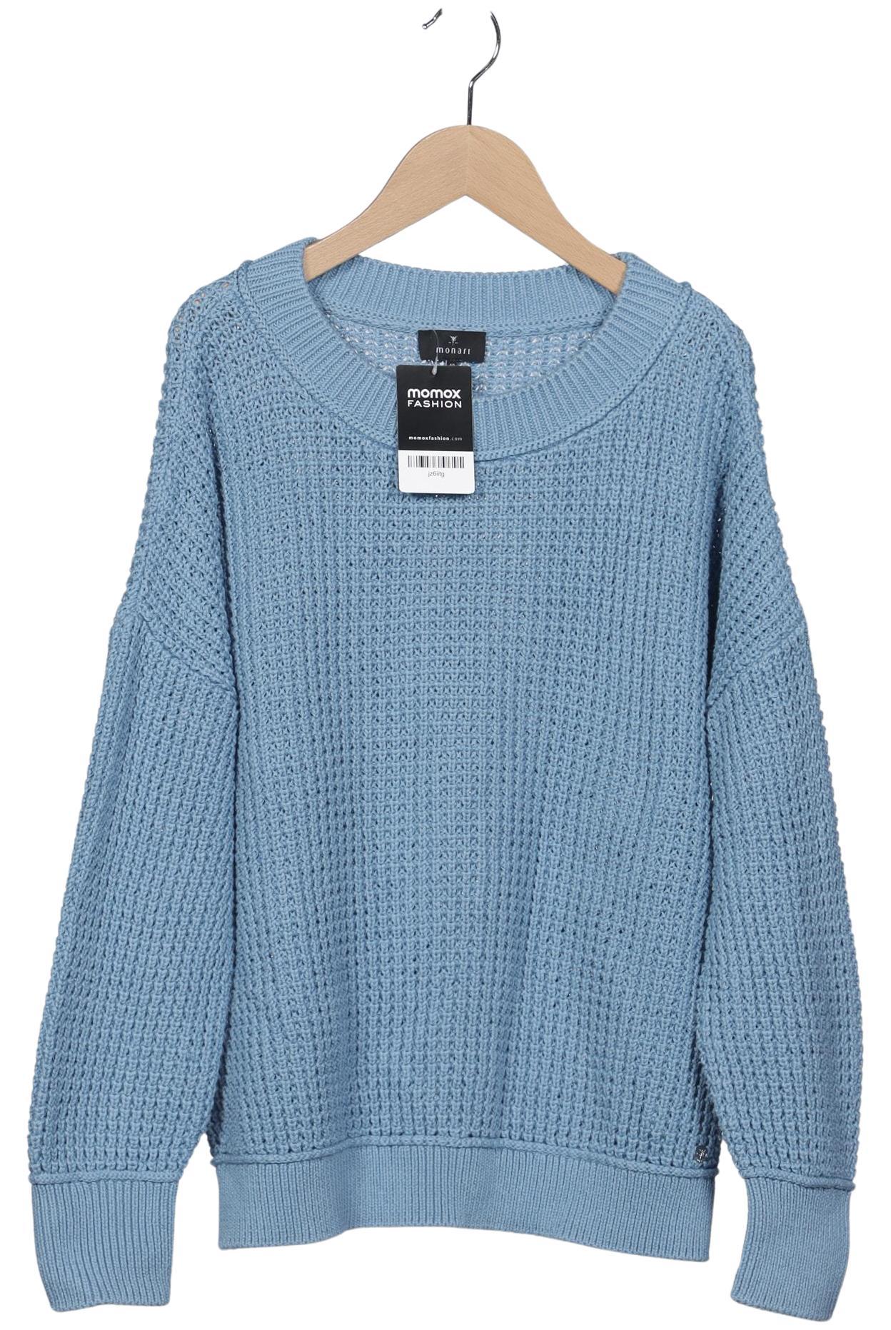 

monari Damen Pullover, blau, Gr. 40