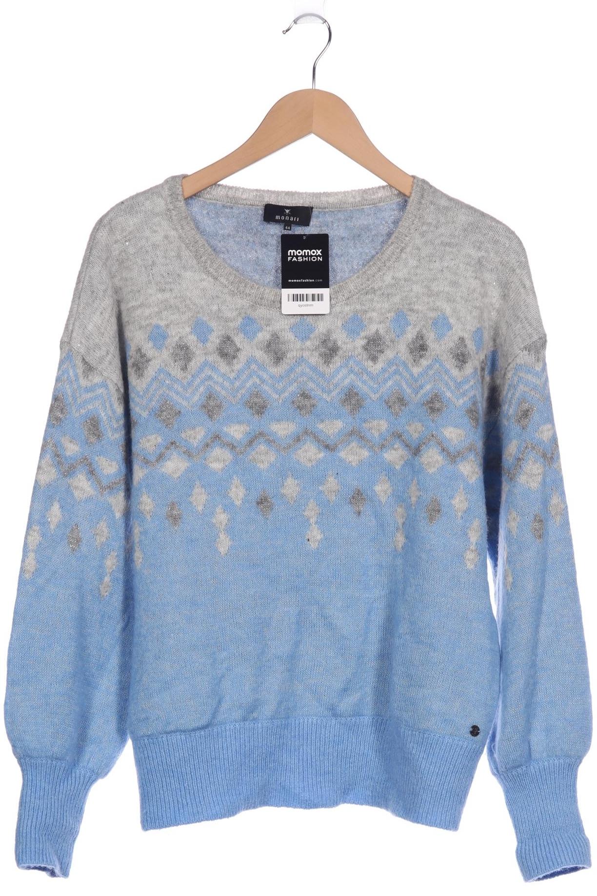 

monari Damen Pullover, blau, Gr. 44