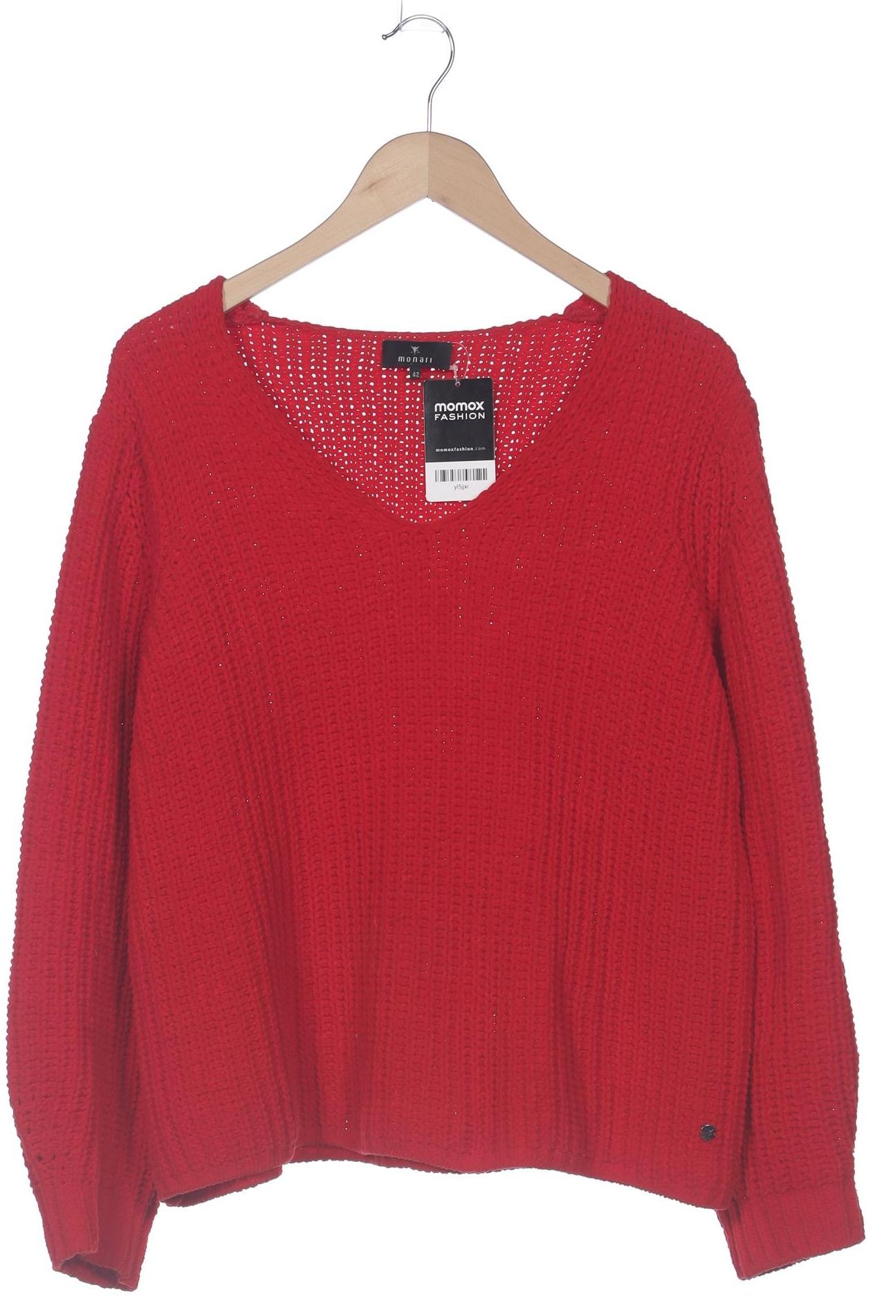 

monari Damen Pullover, rot, Gr. 42