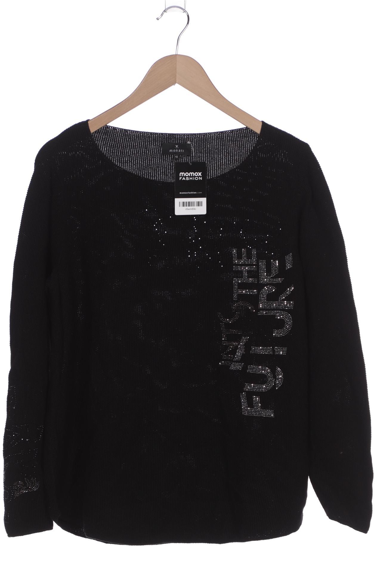 

monari Damen Pullover, schwarz, Gr. 42