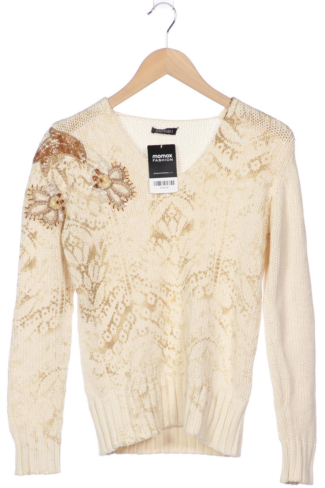 

monari Damen Pullover, cremeweiß, Gr. 38