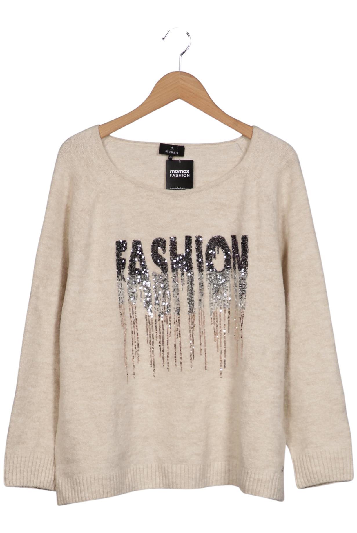 

monari Damen Pullover, beige, Gr. 44