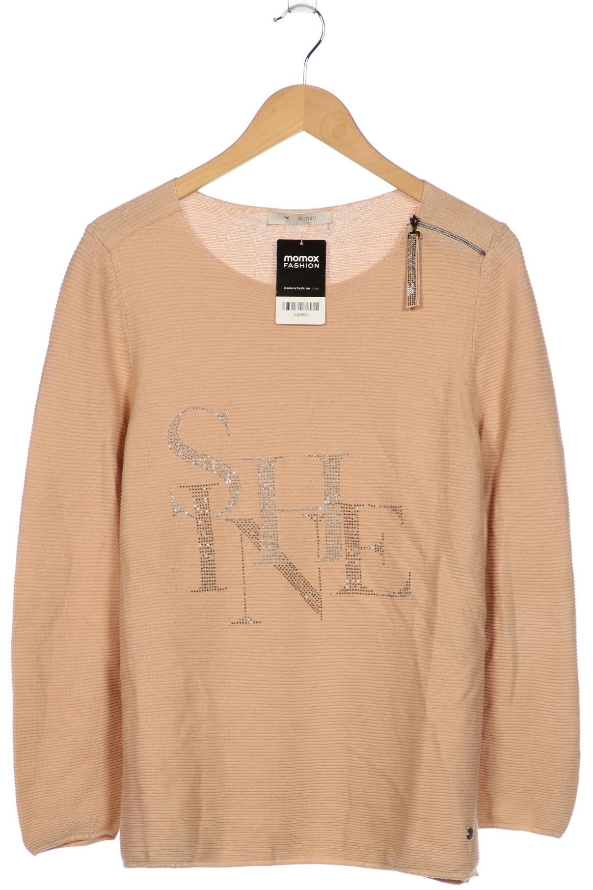 

monari Damen Pullover, beige, Gr. 42