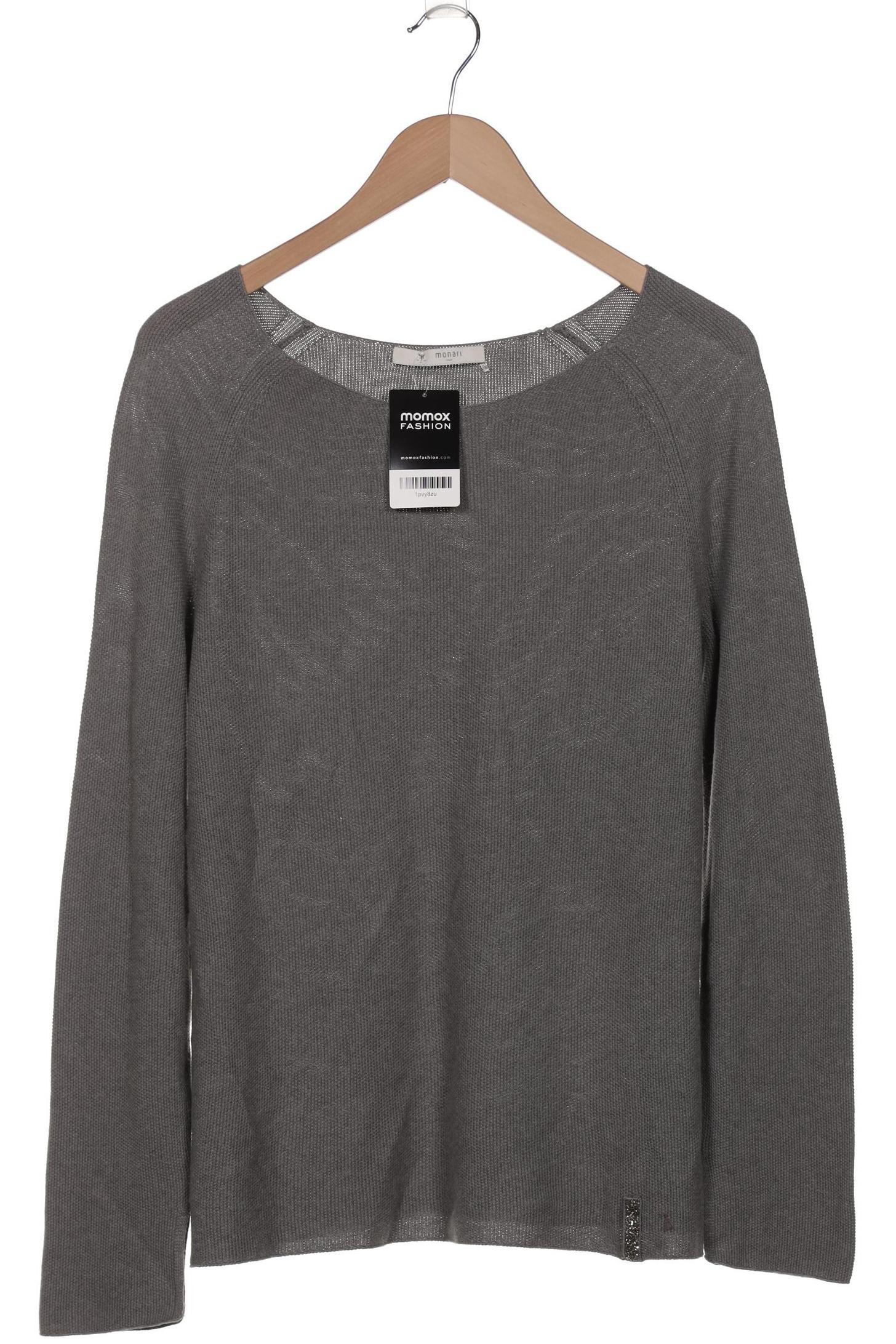 

monari Damen Pullover, grau, Gr. 38