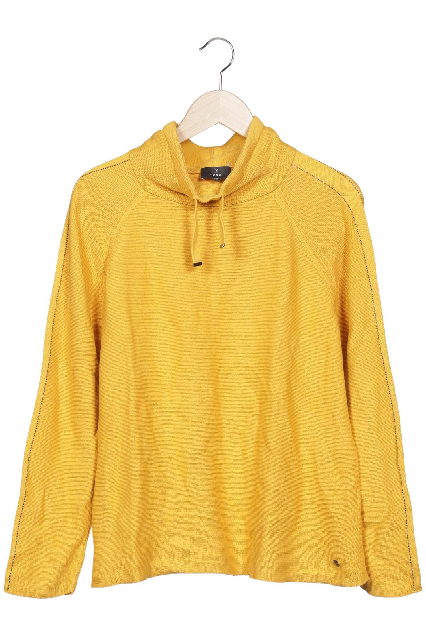 

monari Damen Pullover, gelb, Gr. 42