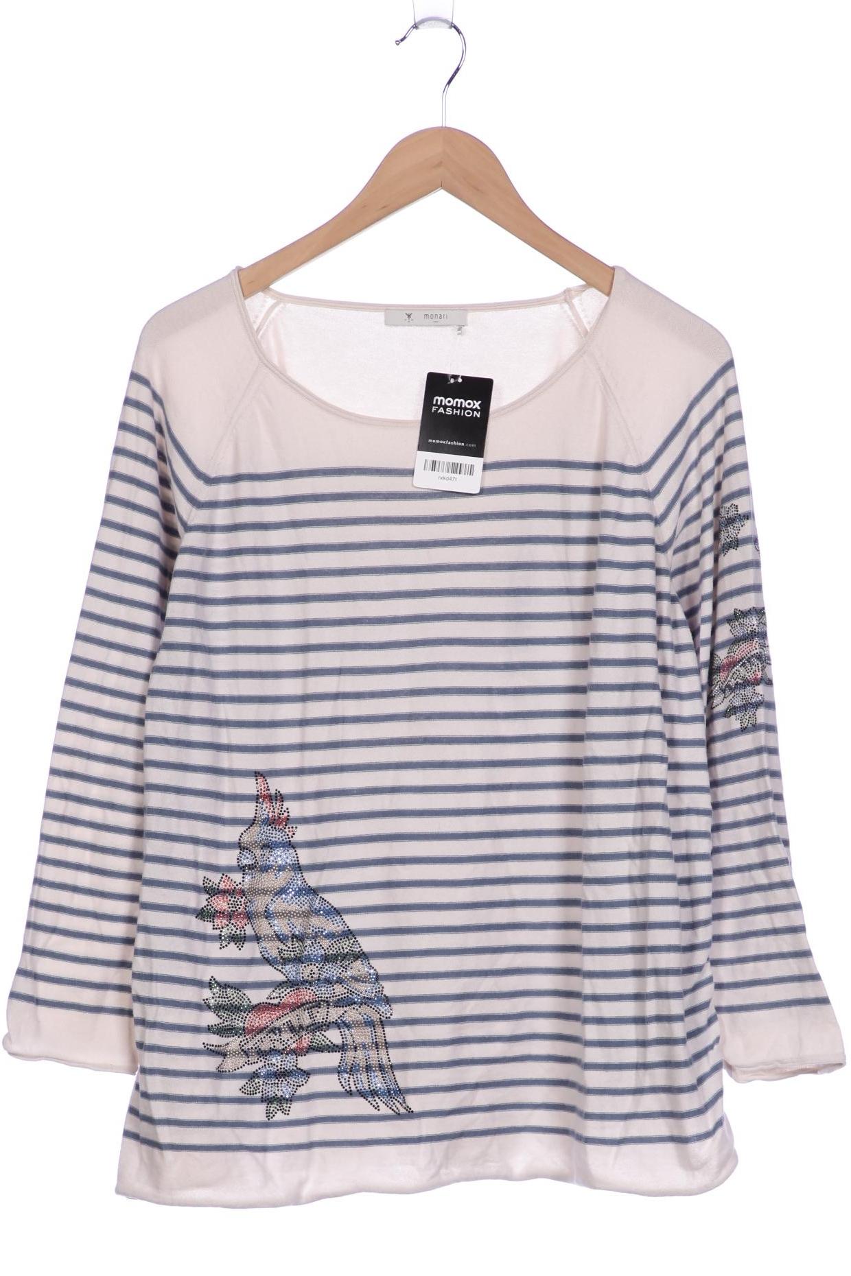 

monari Damen Pullover, blau, Gr. 46
