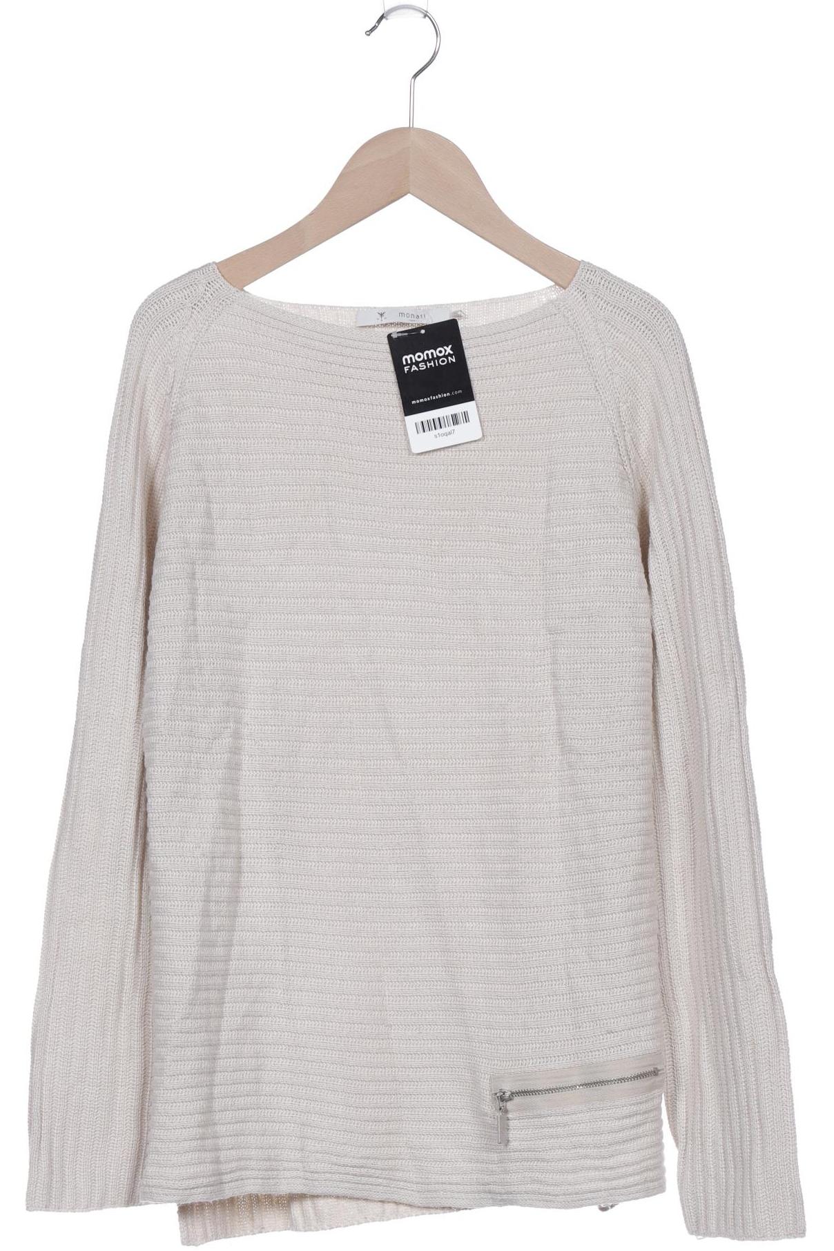 

monari Damen Pullover, beige, Gr. 42