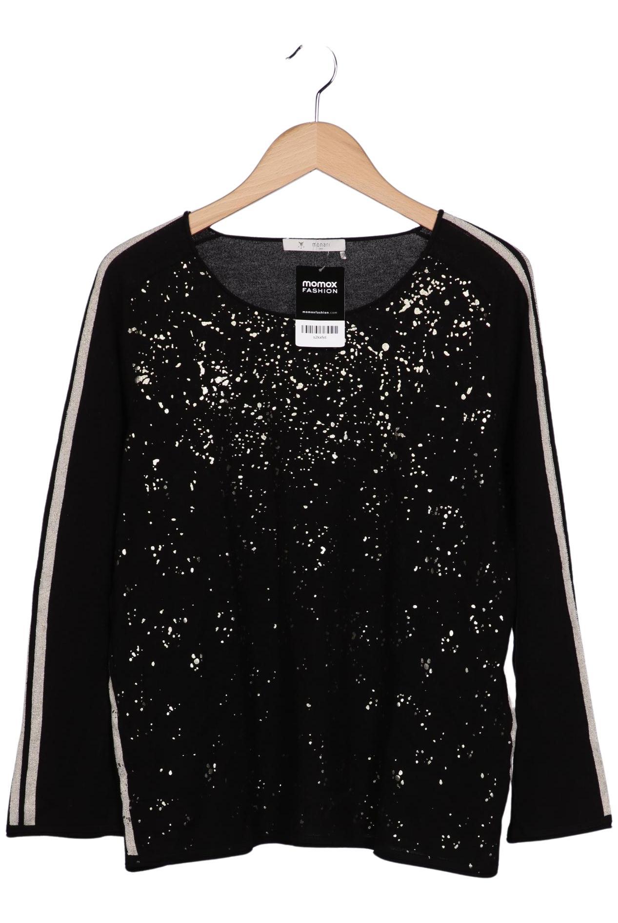 

monari Damen Pullover, schwarz, Gr. 44