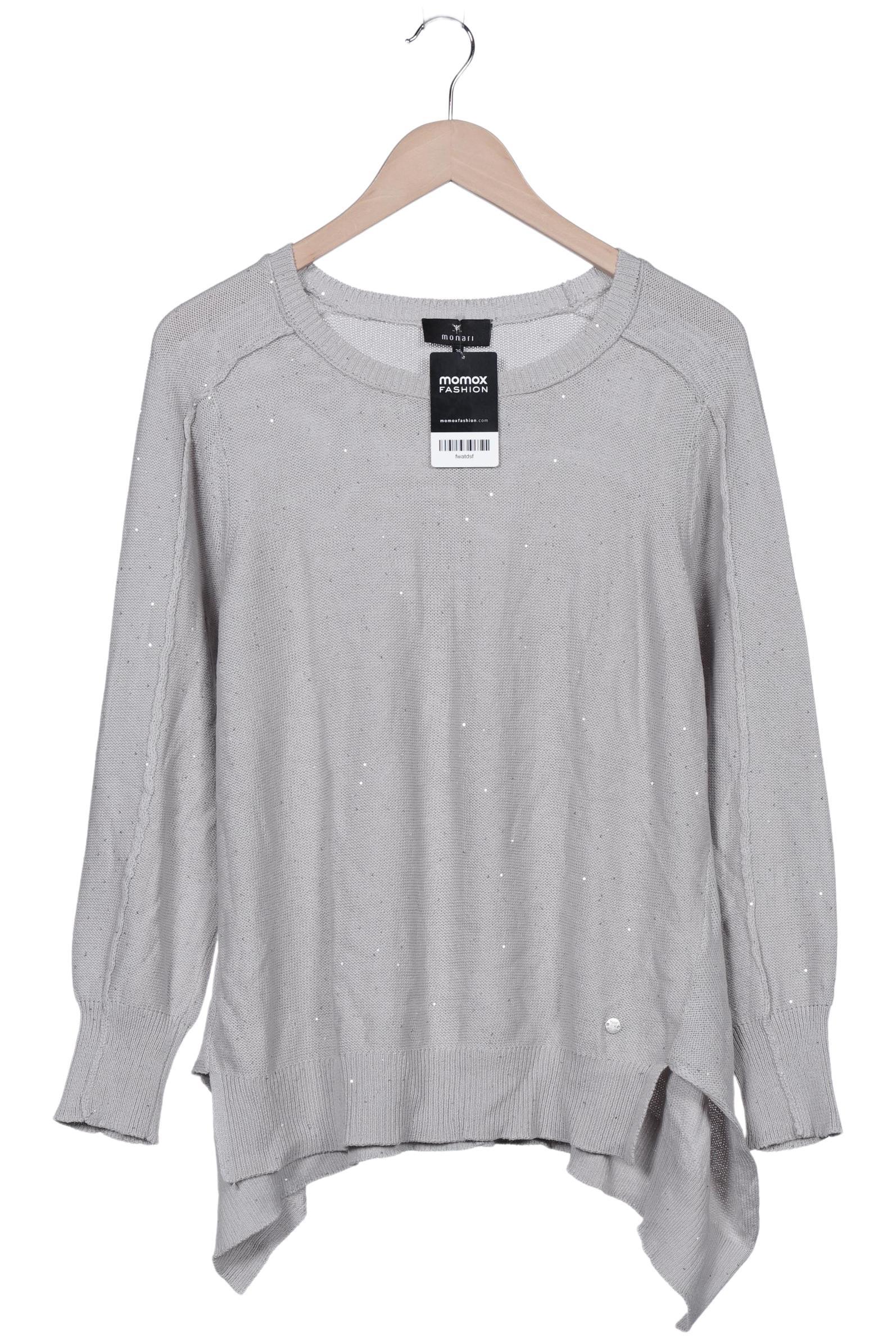 

monari Damen Pullover, grau, Gr. 36