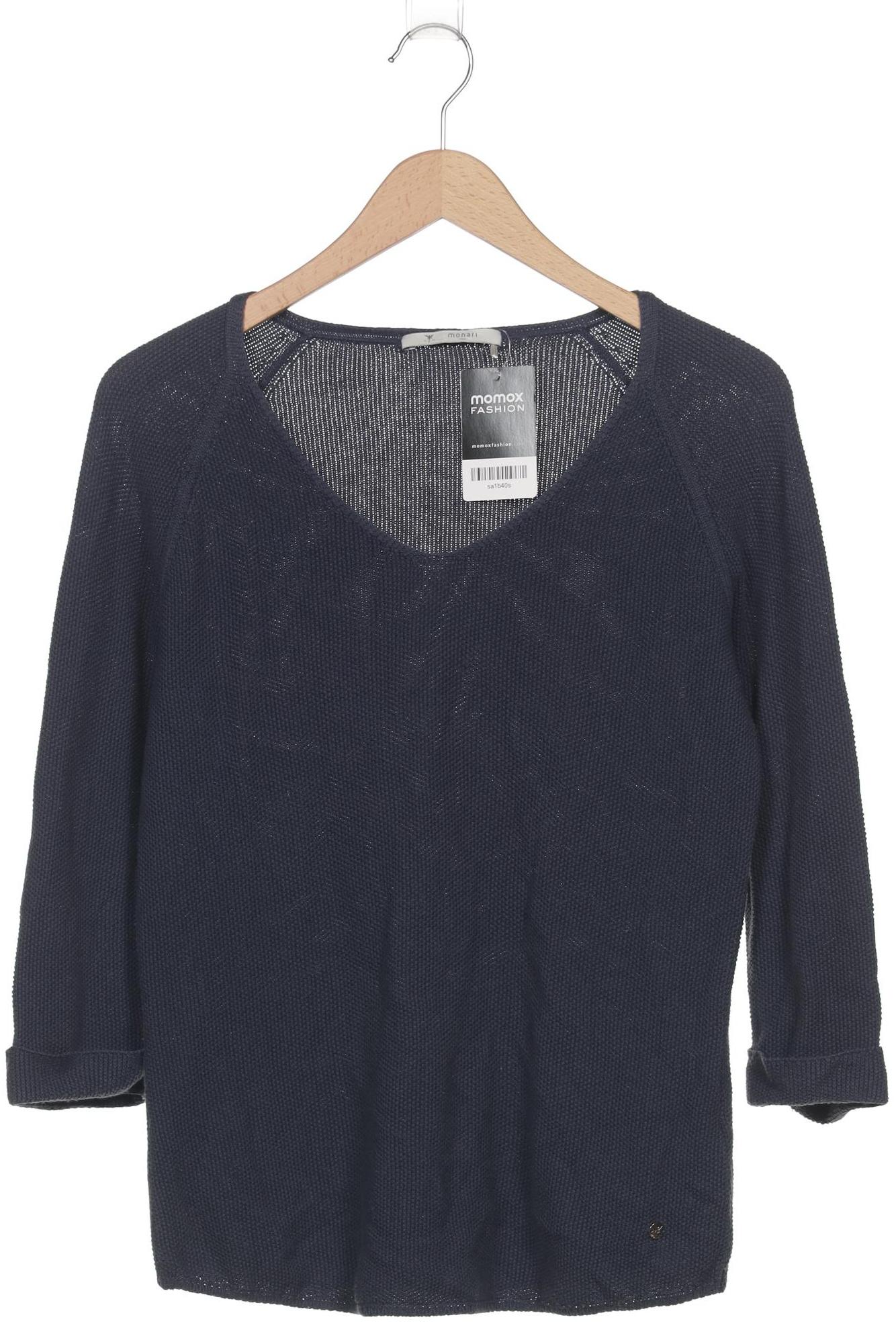 

monari Damen Pullover, marineblau, Gr. 36