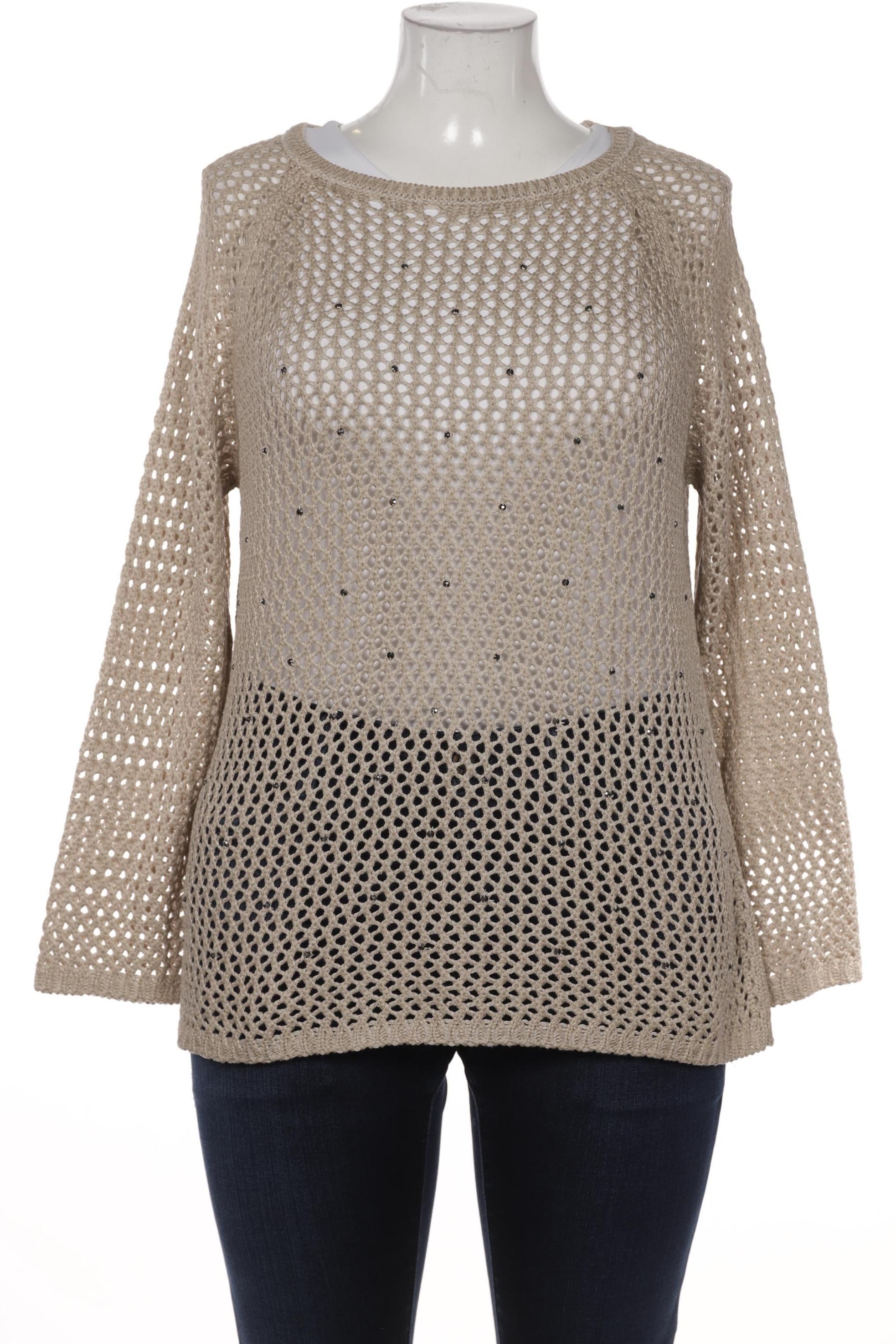 

monari Damen Pullover, beige, Gr. 44