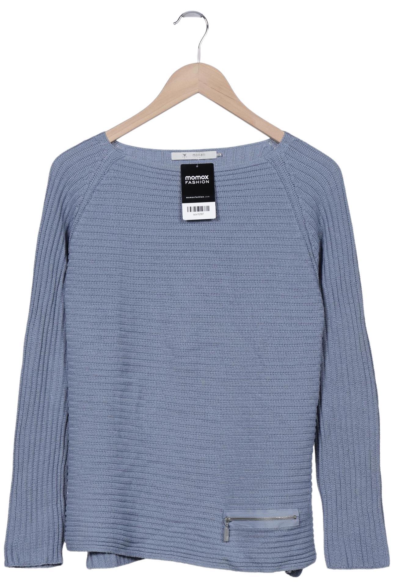 

monari Damen Pullover, blau, Gr. 42