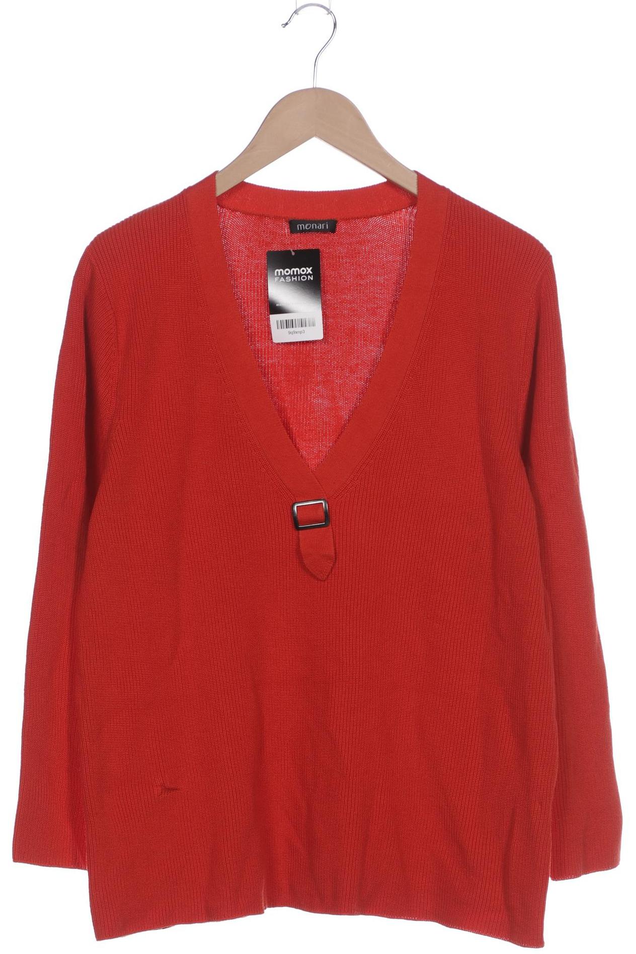 

monari Damen Pullover, rot, Gr. 48