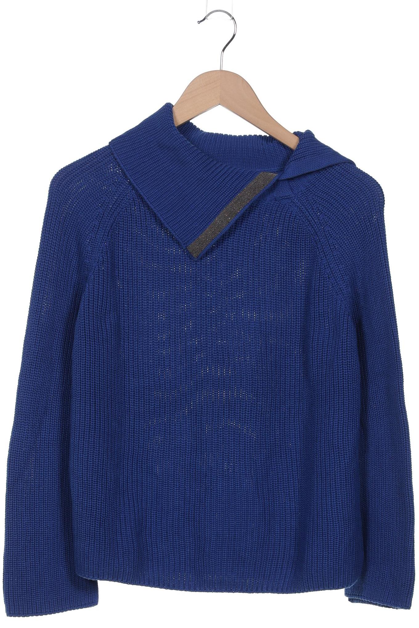 

monari Damen Pullover, blau, Gr. 36
