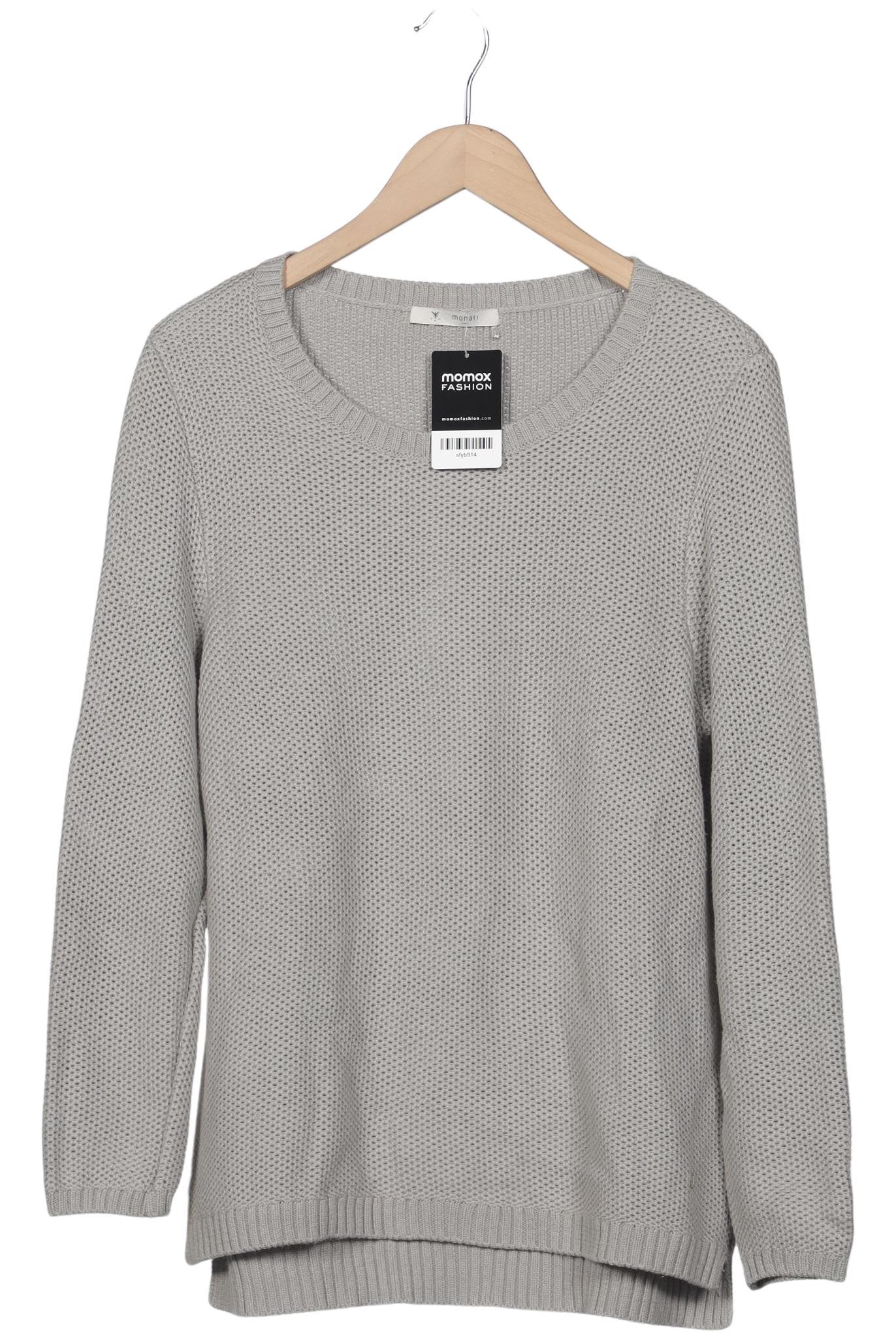 

monari Damen Pullover, grau, Gr. 44