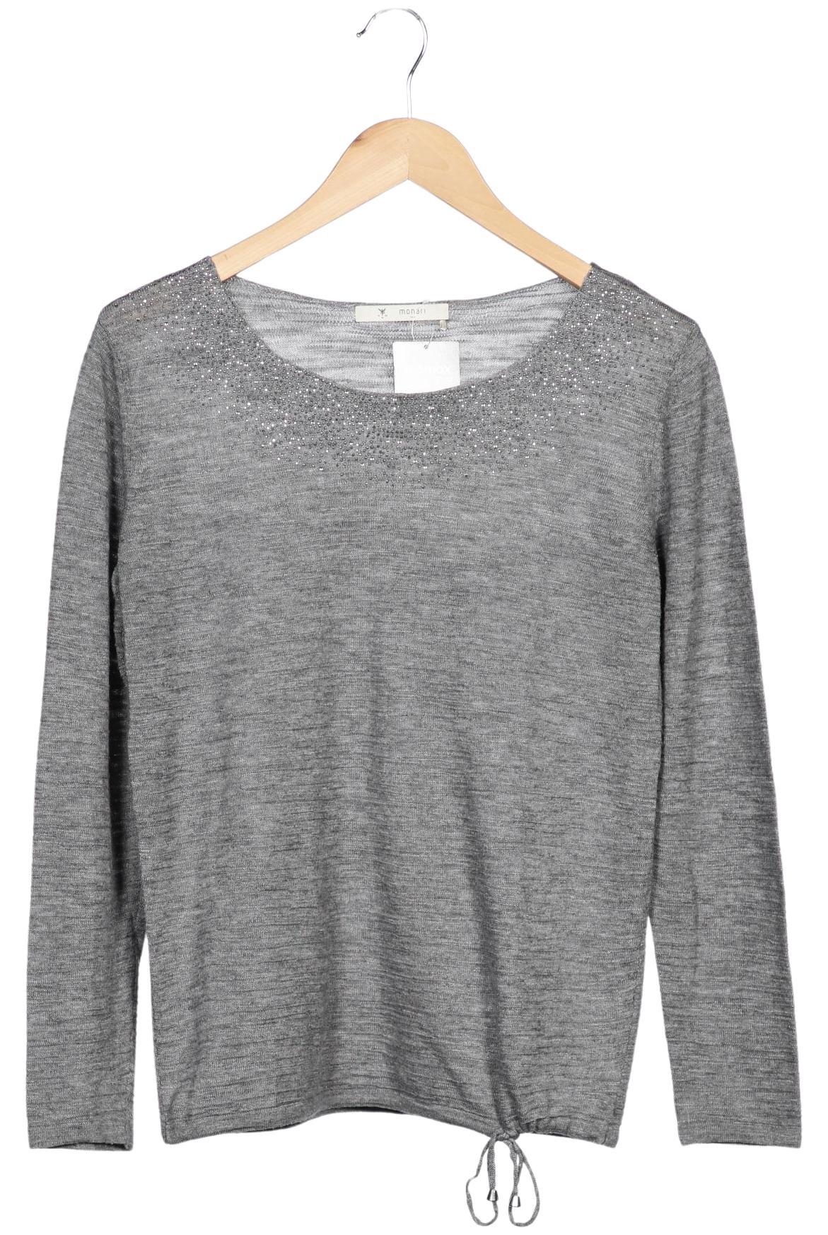 

monari Damen Pullover, grau, Gr. 44