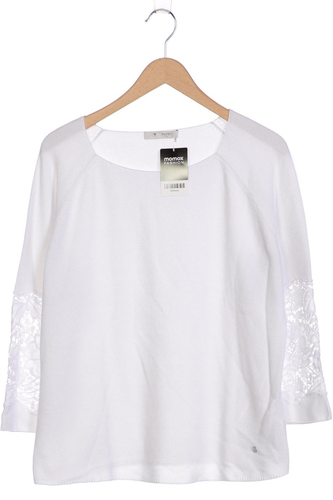 

monari Damen Pullover, weiß, Gr. 42