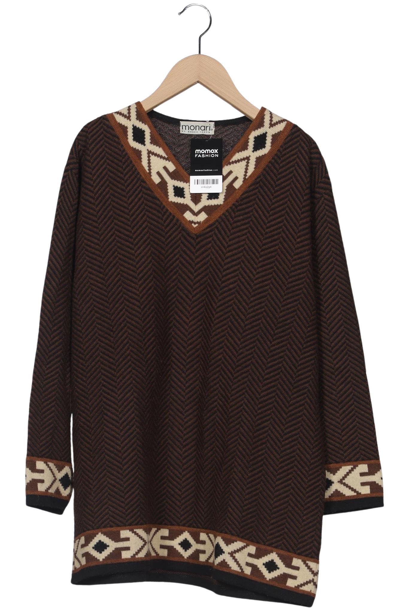 

monari Damen Pullover, braun, Gr. 42