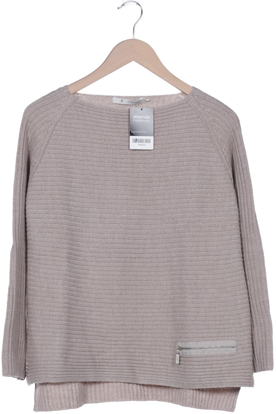 

monari Damen Pullover, beige, Gr. 48