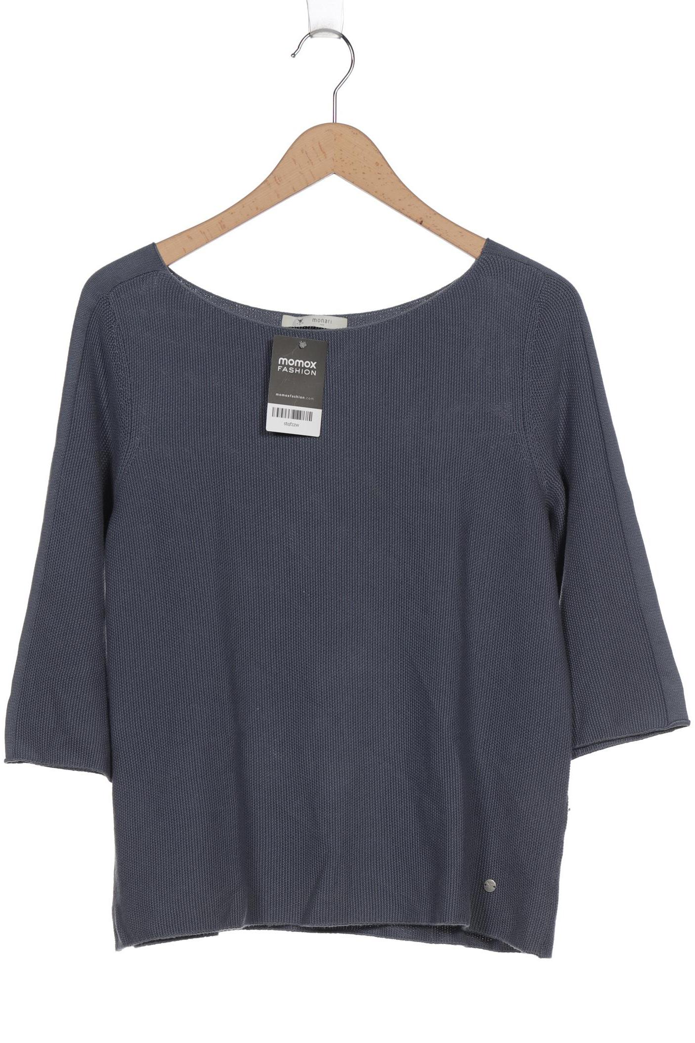 

monari Damen Pullover, blau, Gr. 42