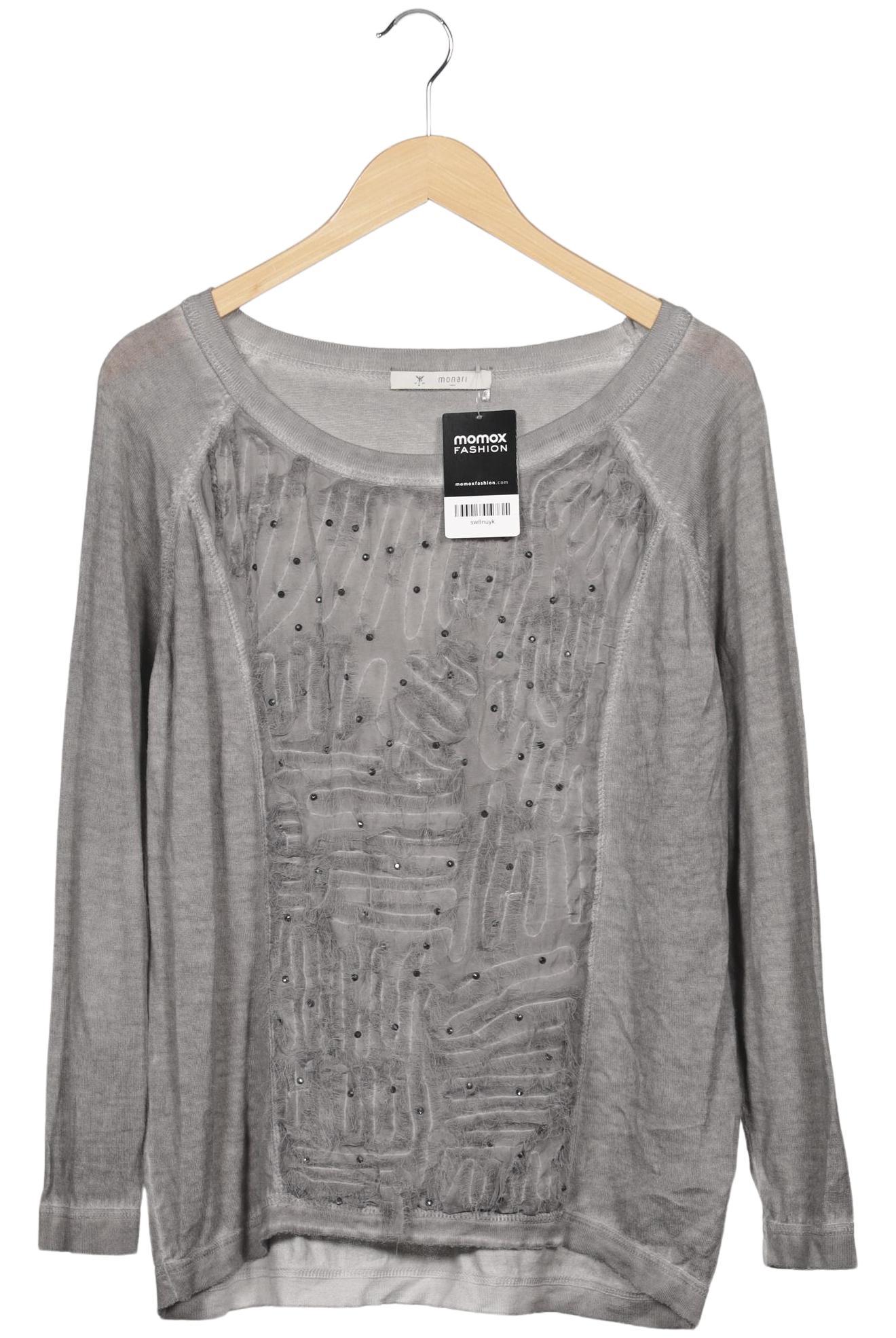 

monari Damen Pullover, grau, Gr. 40