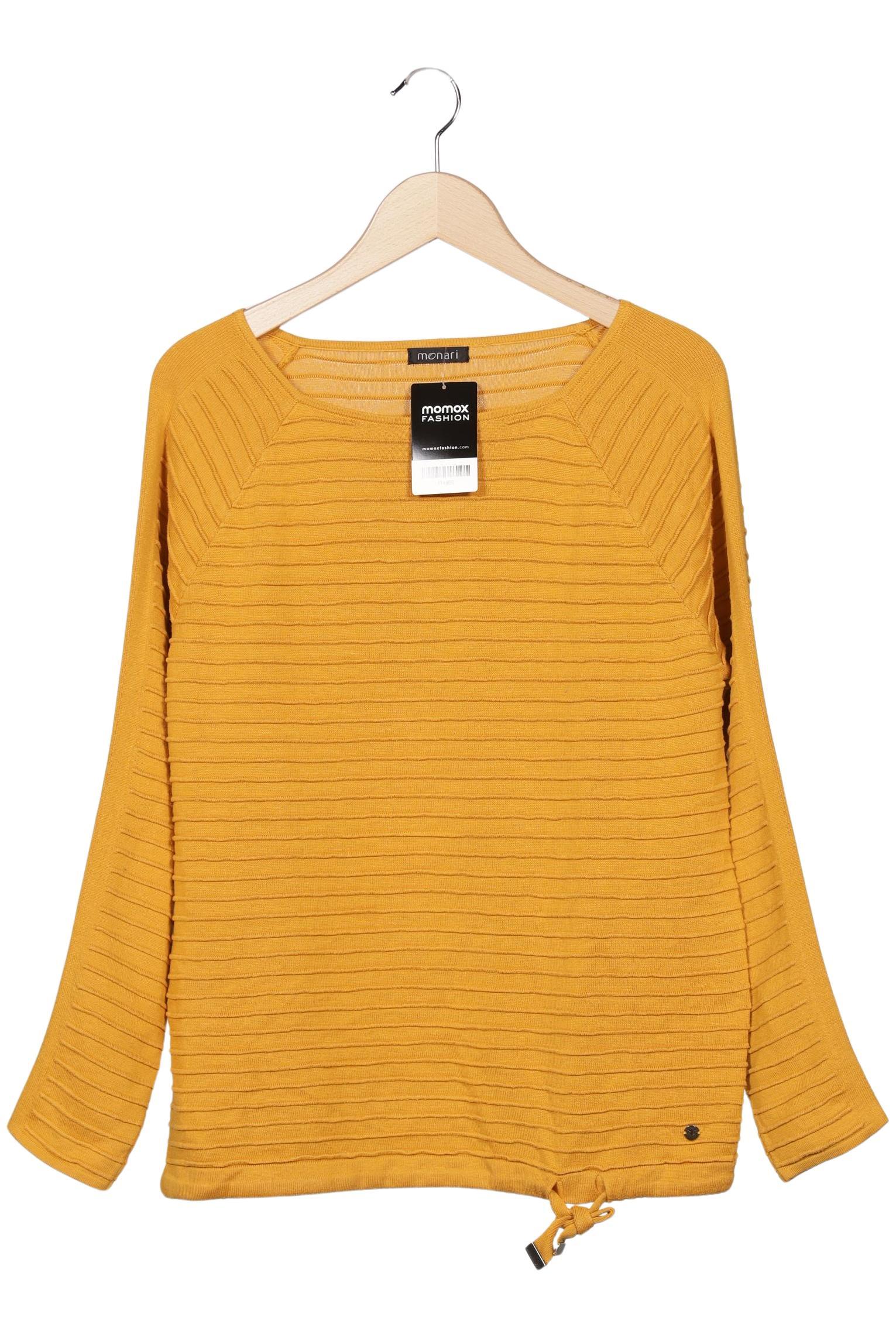 

monari Damen Pullover, gelb, Gr. 42