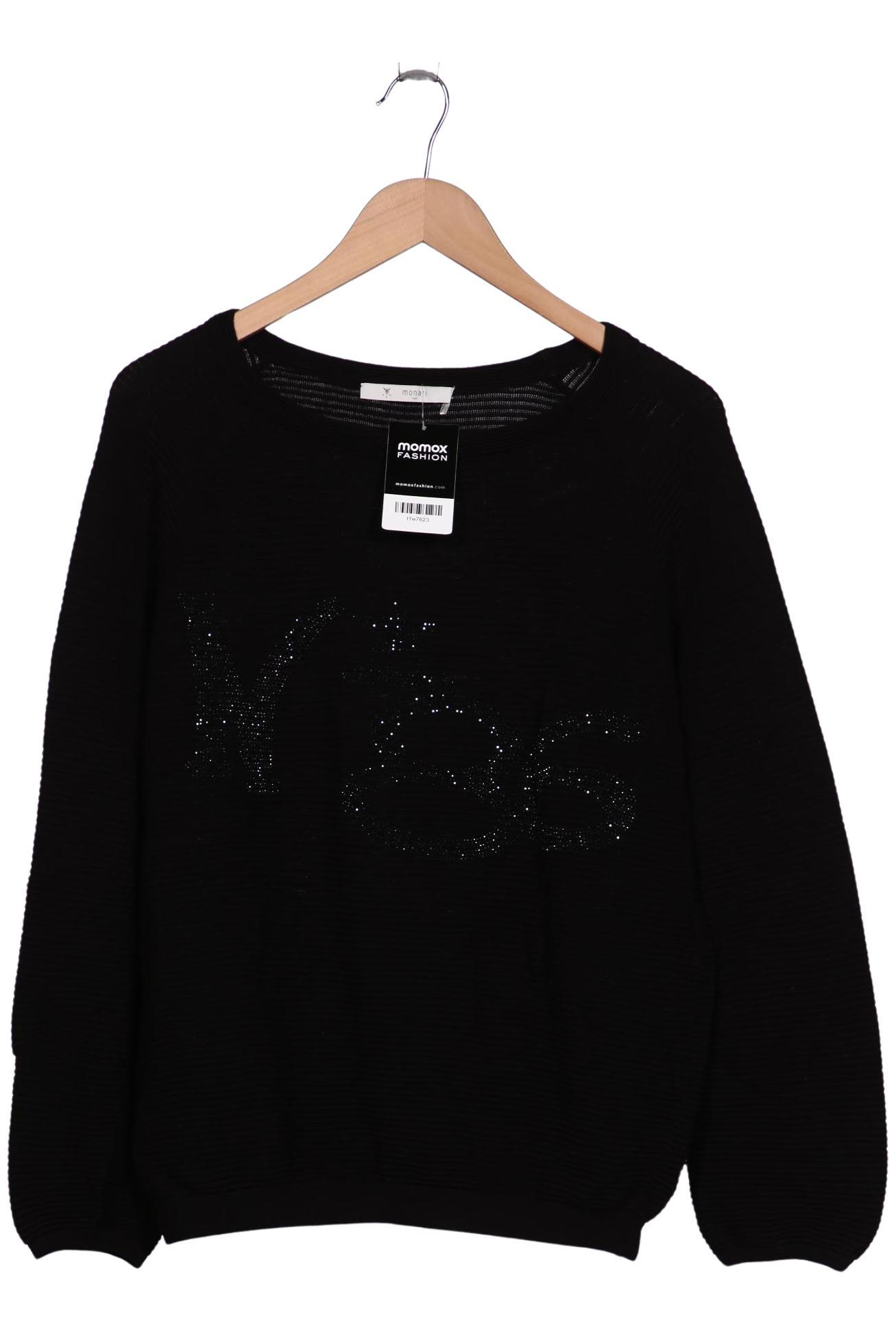 

monari Damen Pullover, schwarz, Gr. 36