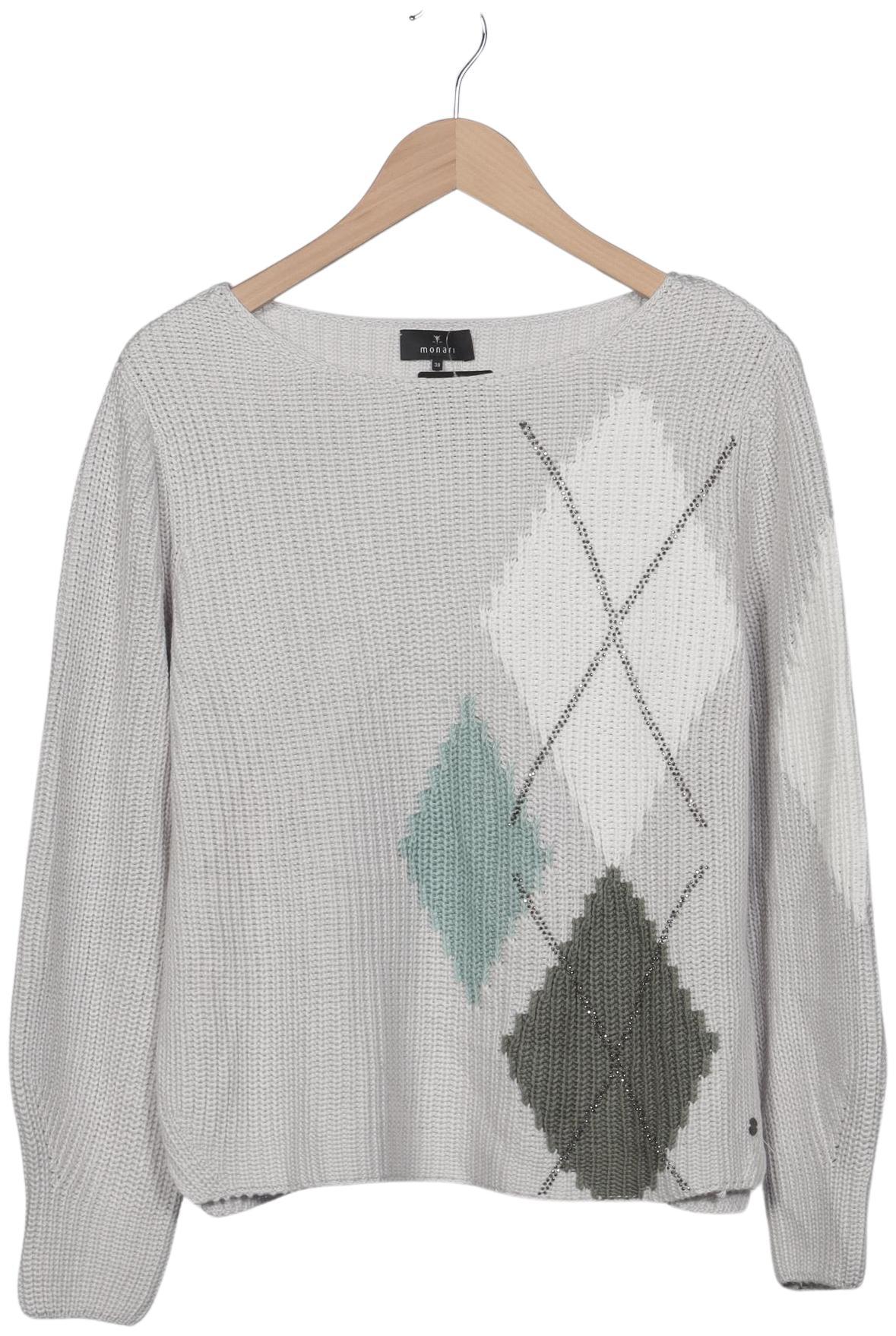 

monari Damen Pullover, grau, Gr. 38