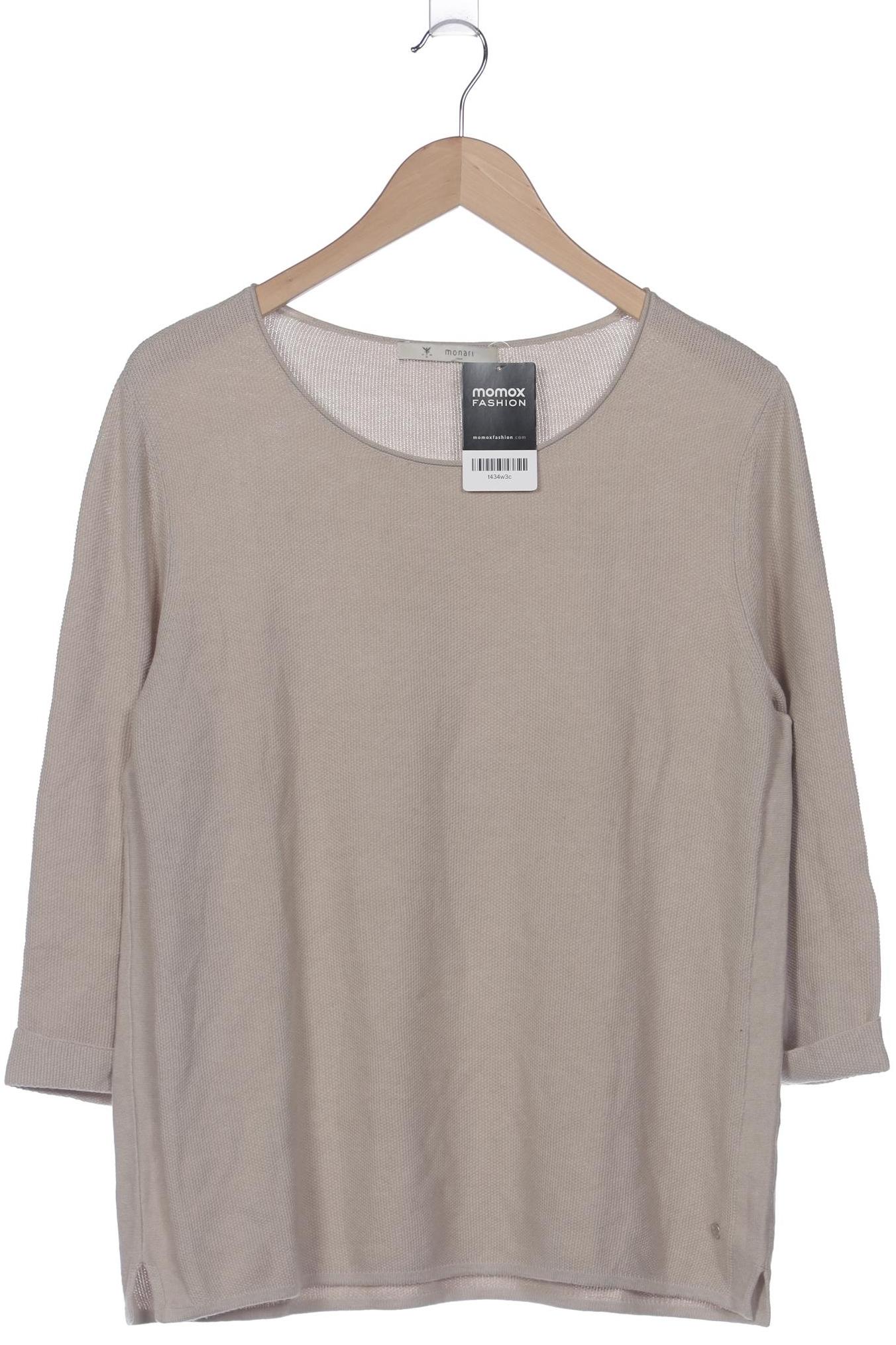 

monari Damen Pullover, beige, Gr. 48