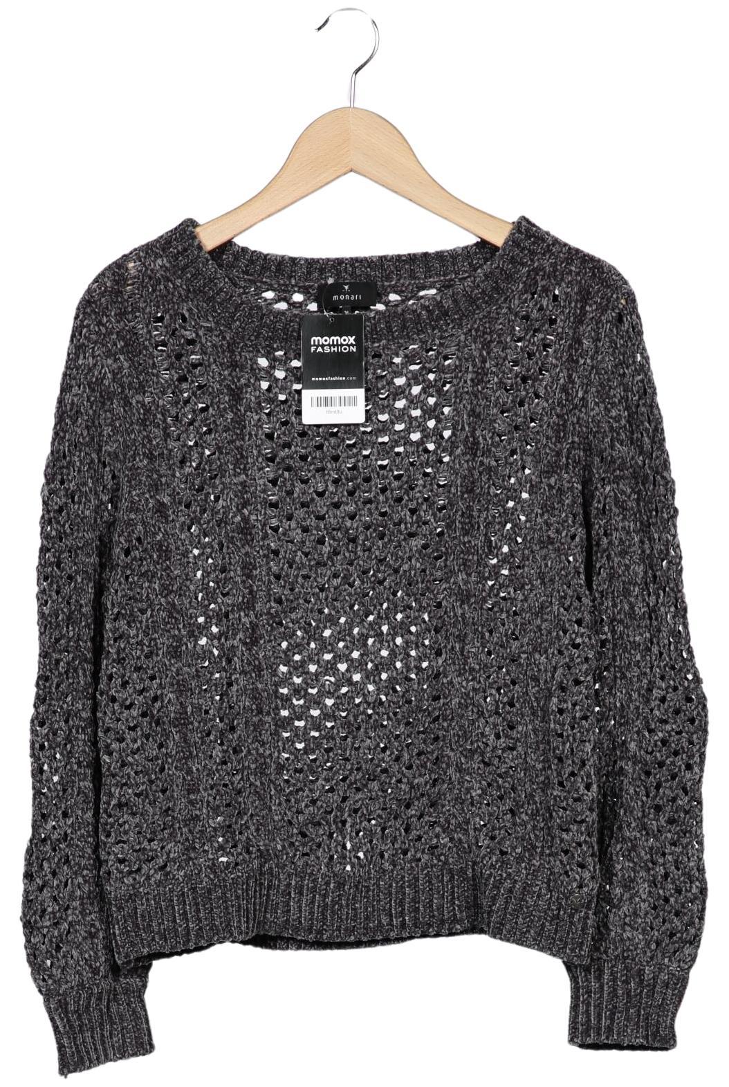 

monari Damen Pullover, grau, Gr. 36