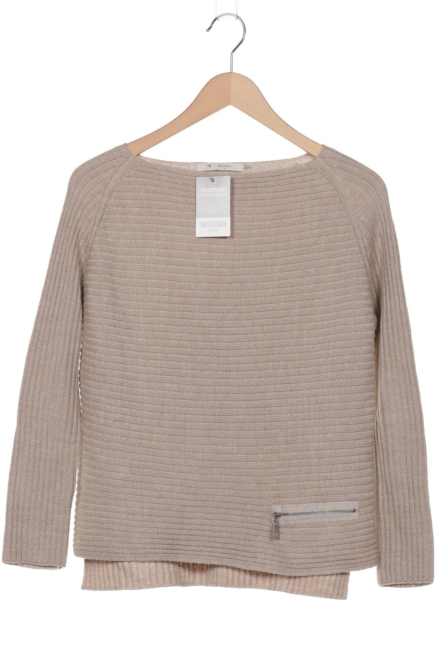 

monari Damen Pullover, beige, Gr. 38