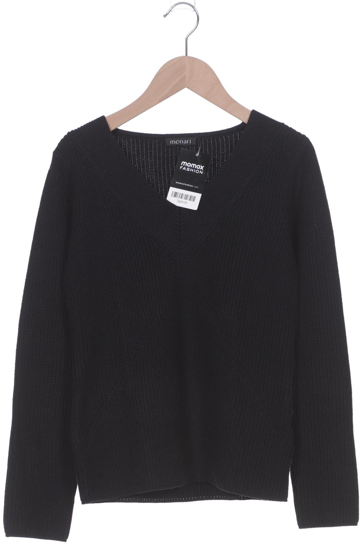 Thumbnail - monari Damen Pullover, schwarz, Gr. 36