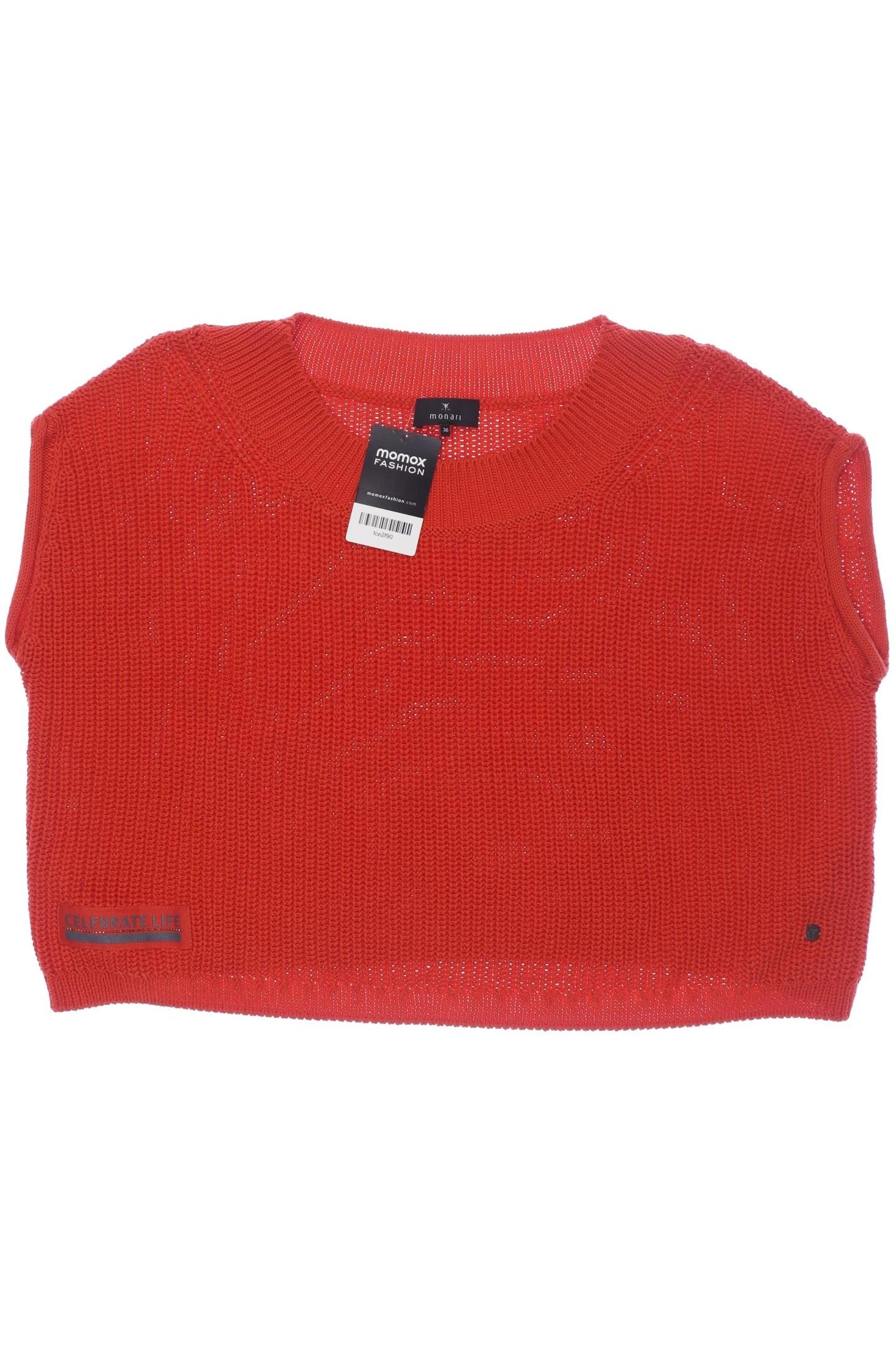 

monari Damen Pullover, rot, Gr. 36