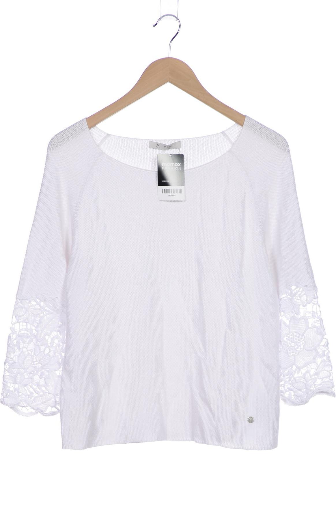 

monari Damen Pullover, weiß, Gr. 36