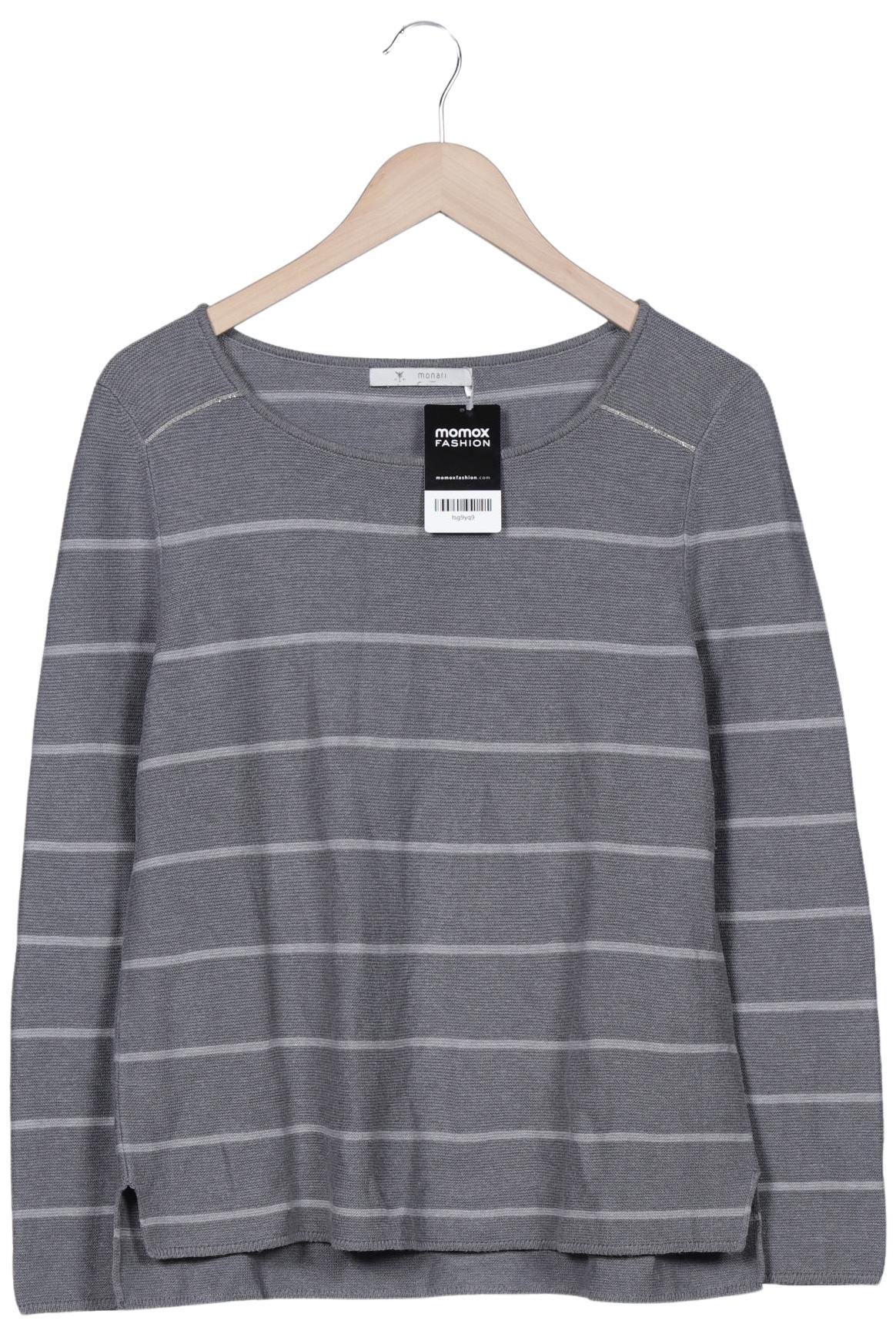 

monari Damen Pullover, grau, Gr. 42