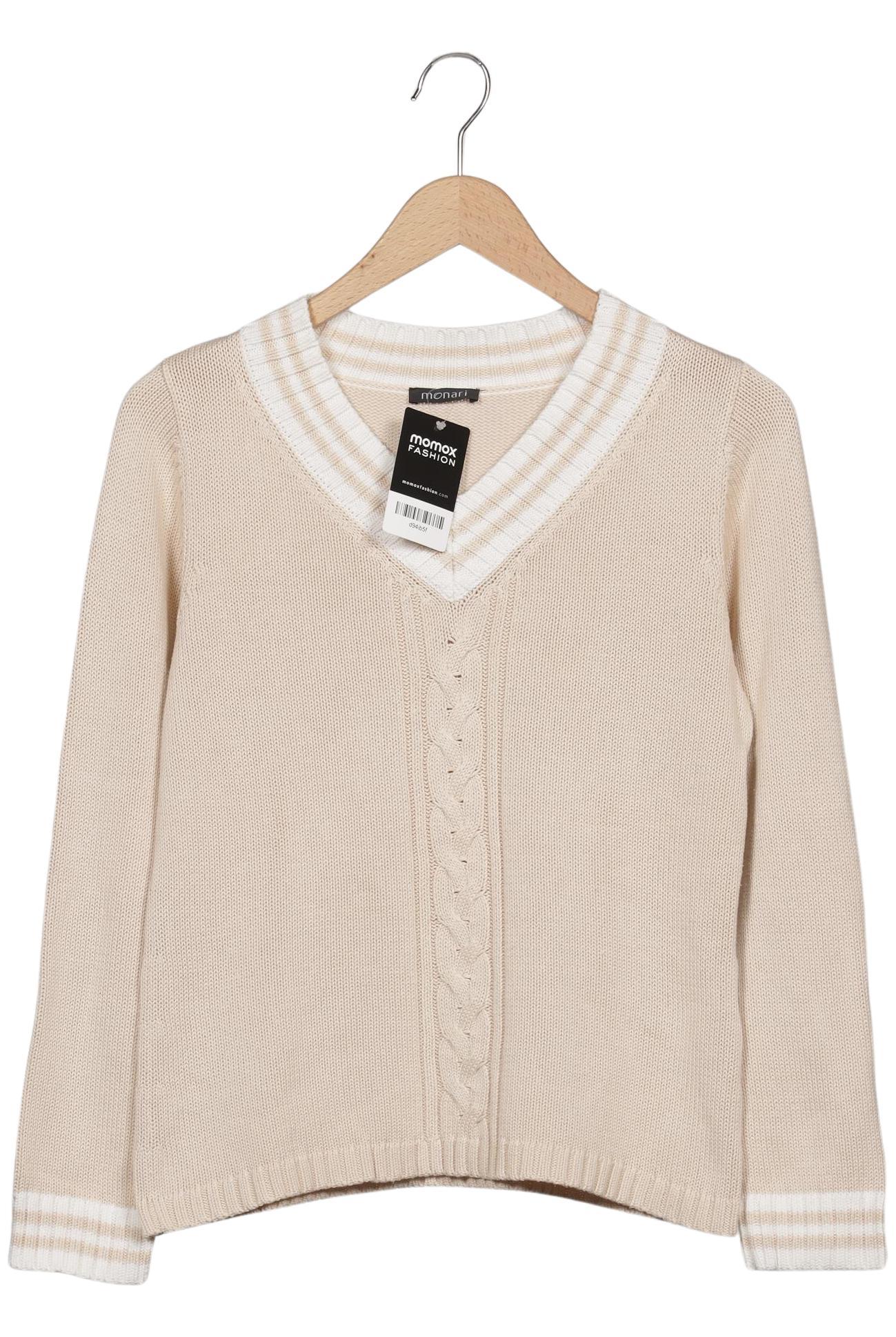 

monari Damen Pullover, beige, Gr. 38