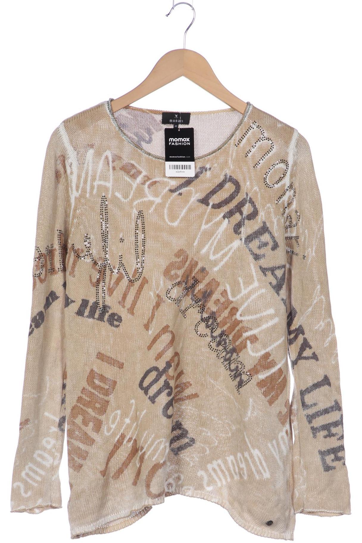 

monari Damen Pullover, beige, Gr. 44