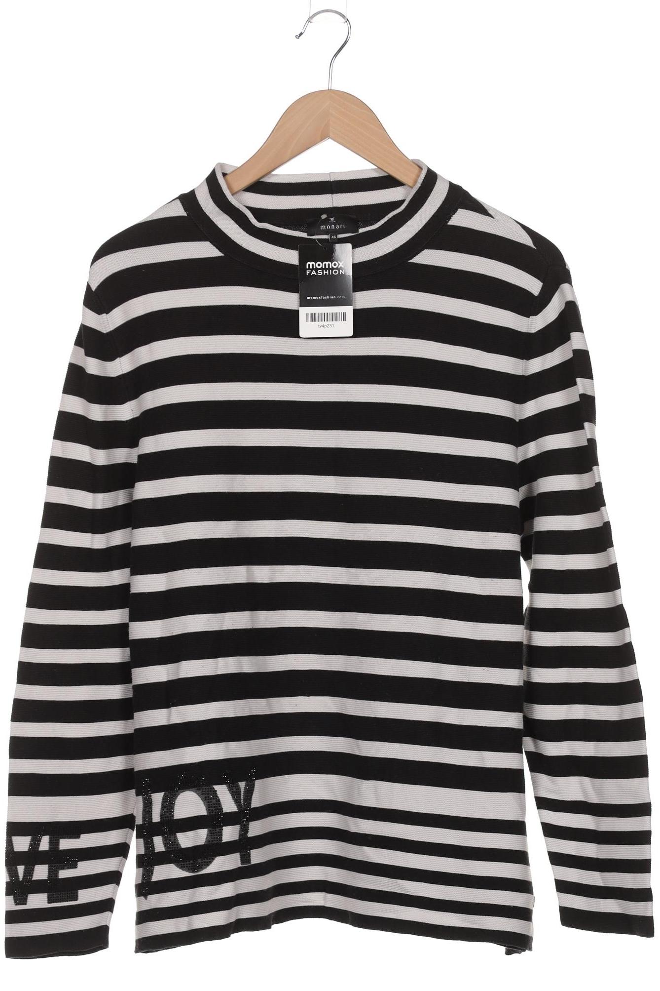 

monari Damen Pullover, schwarz, Gr. 46