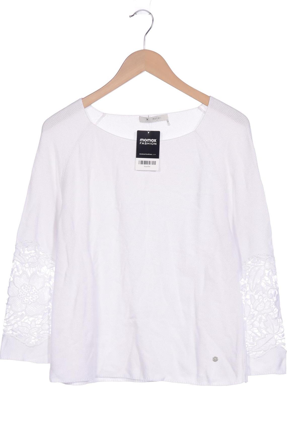 

monari Damen Pullover, weiß, Gr. 38